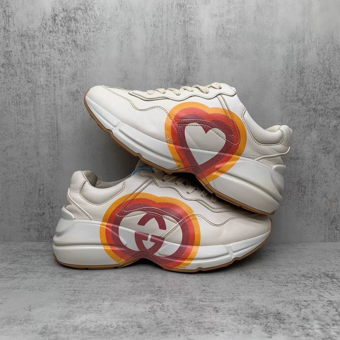 Gucci Gucci Heart Dad Sneakers women's 36 95 New JZ1824 Size US 5.5 / IT 35.5 - 2 Thumbnail