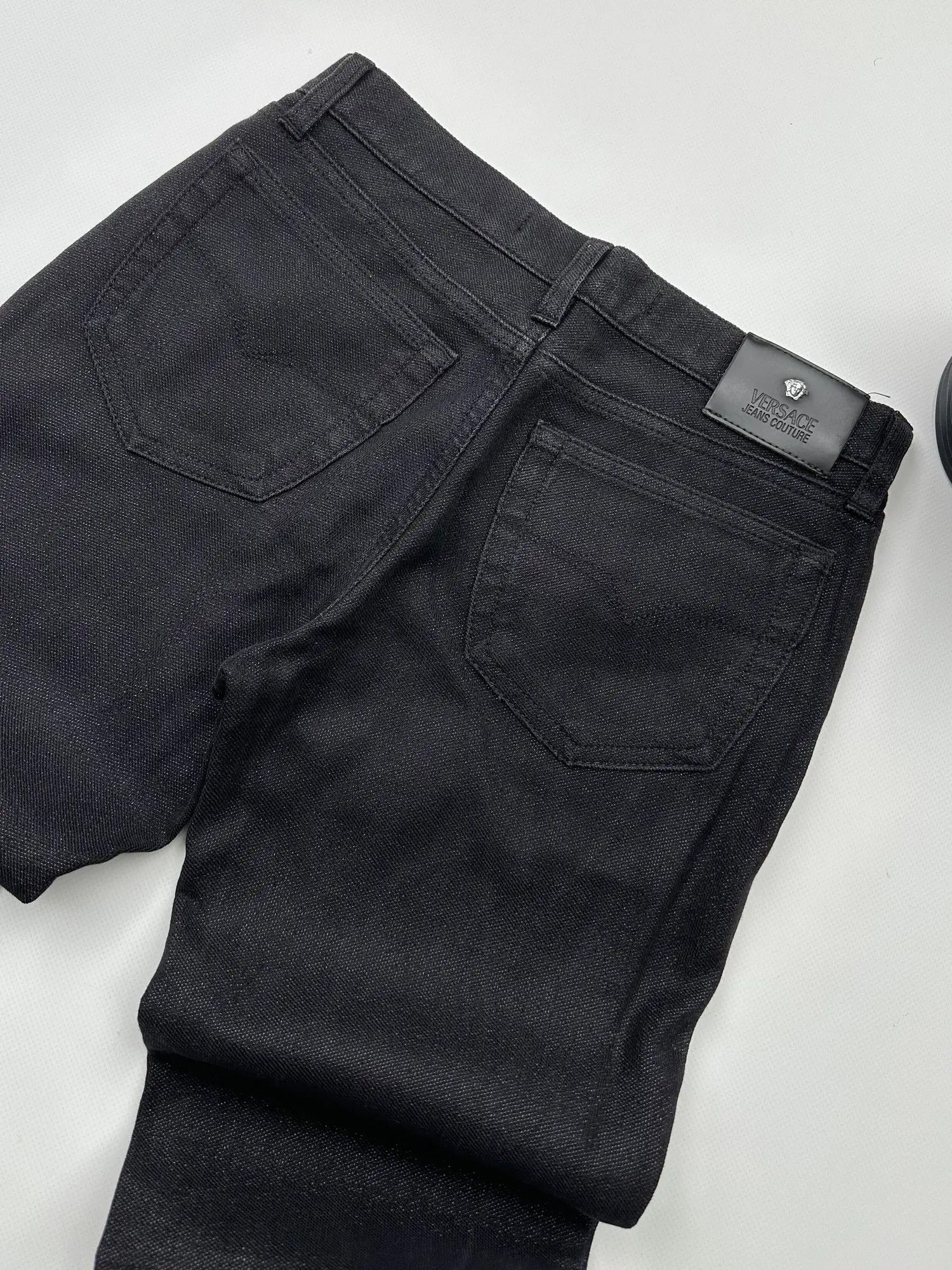 Versace Versave Jeans Couture Vintage Light Flare Pants (125) Size 26" / US 2 / IT 38 - 11 Thumbnail