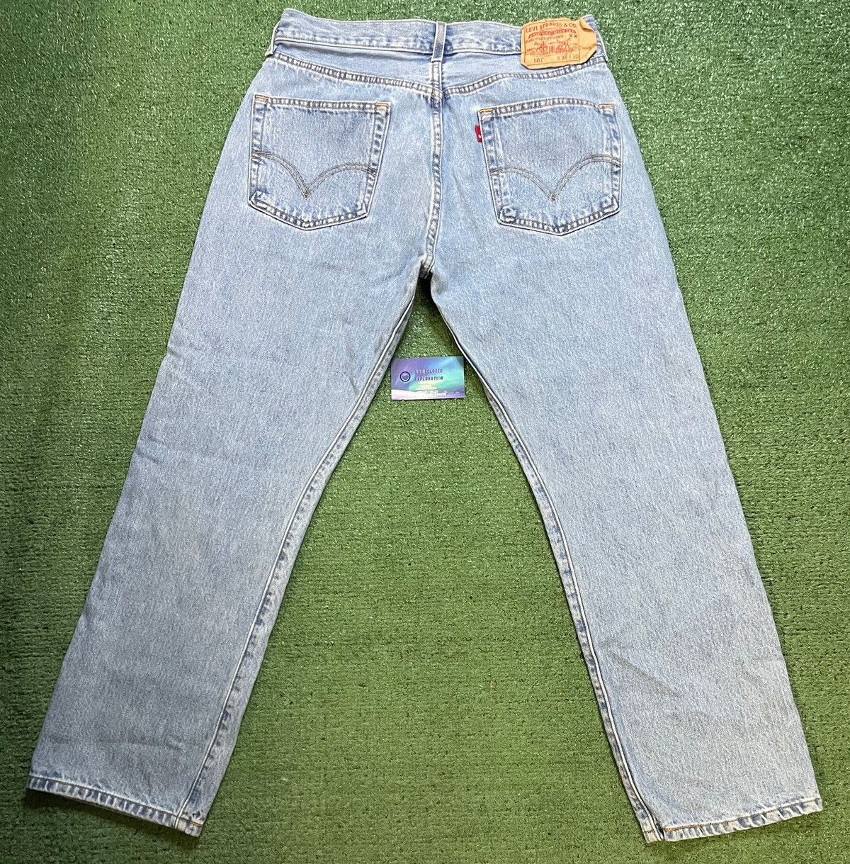 Levi's Vintage 1990s Levi 501 light wash jeans Size US 34 / EU 50 - 2 Thumbnail