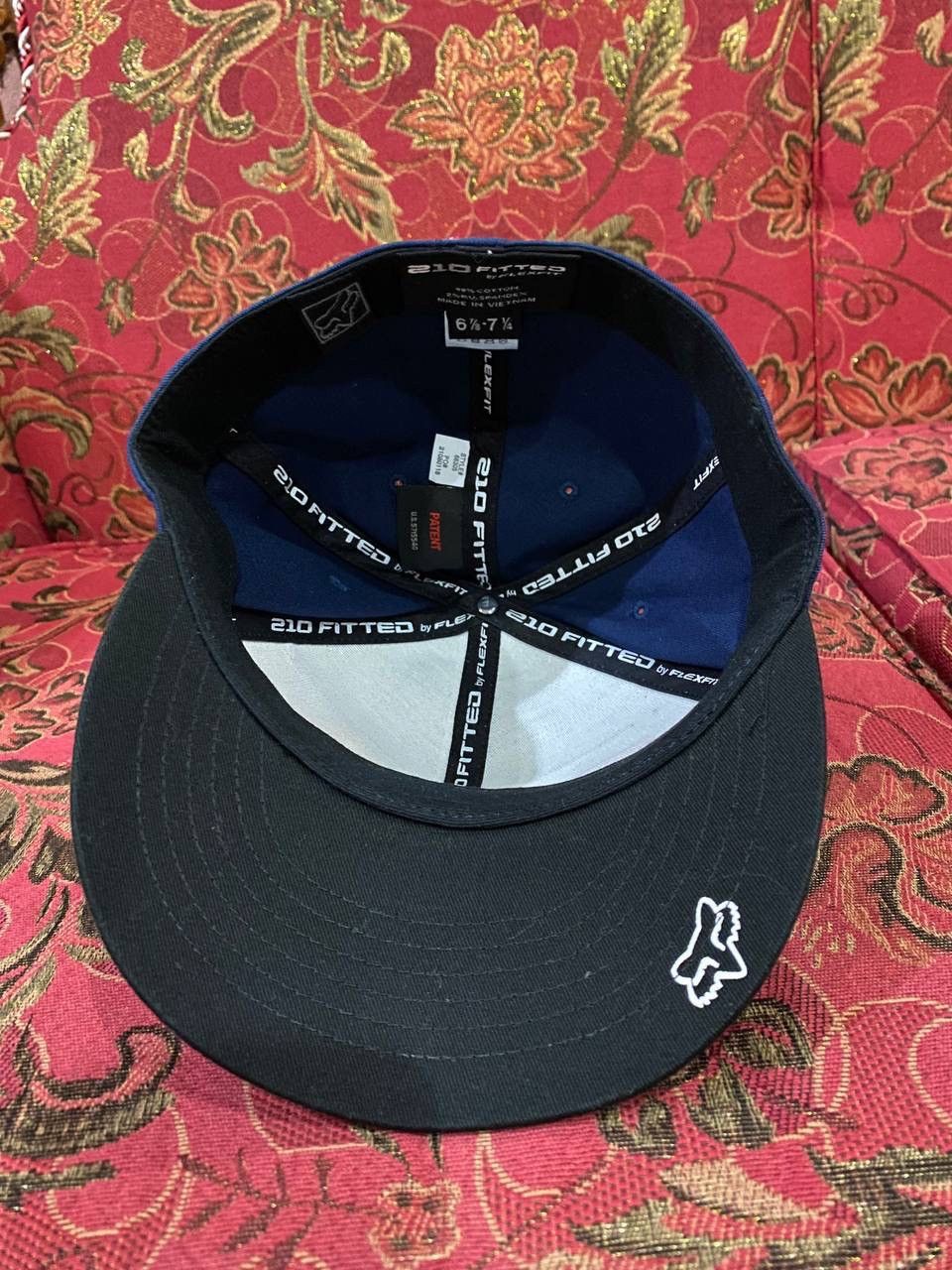 Fox Racing × Red Bull Embroidered Redbull Fighters Fox Fullcap Hats Size ONE SIZE - 5 Thumbnail