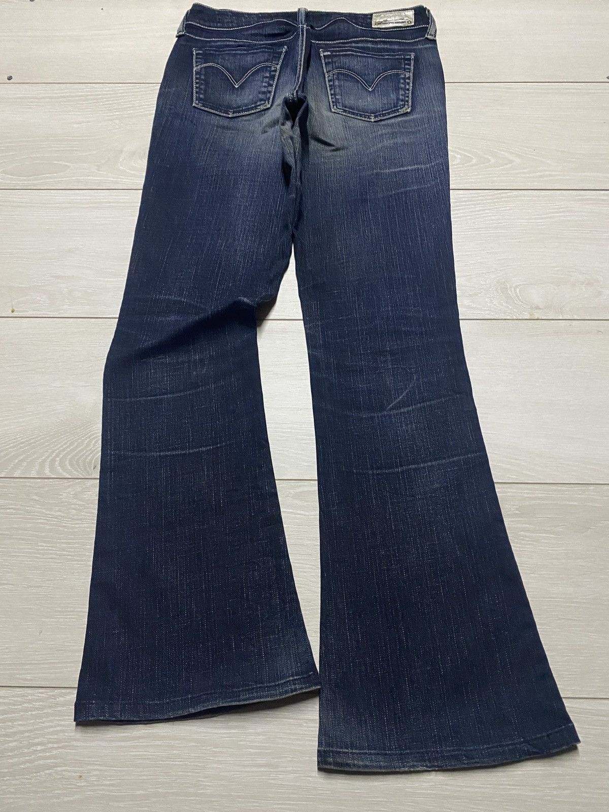Levi's Woman Vintage Levis Lady Style Blue Wash Flare Jeans Size US 28 / EU 44 - 2 Thumbnail