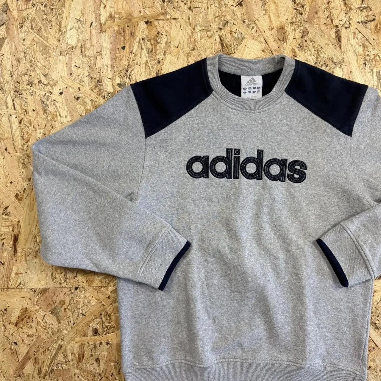 Adidas Adidas Vintage 90s Retro Baby Blue Sweatshirt Crewneck Size US M / EU 48-50 / 2 - 5 Thumbnail