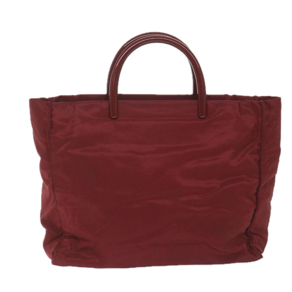 image of Prada Tessuto Handbag in Red, Women's