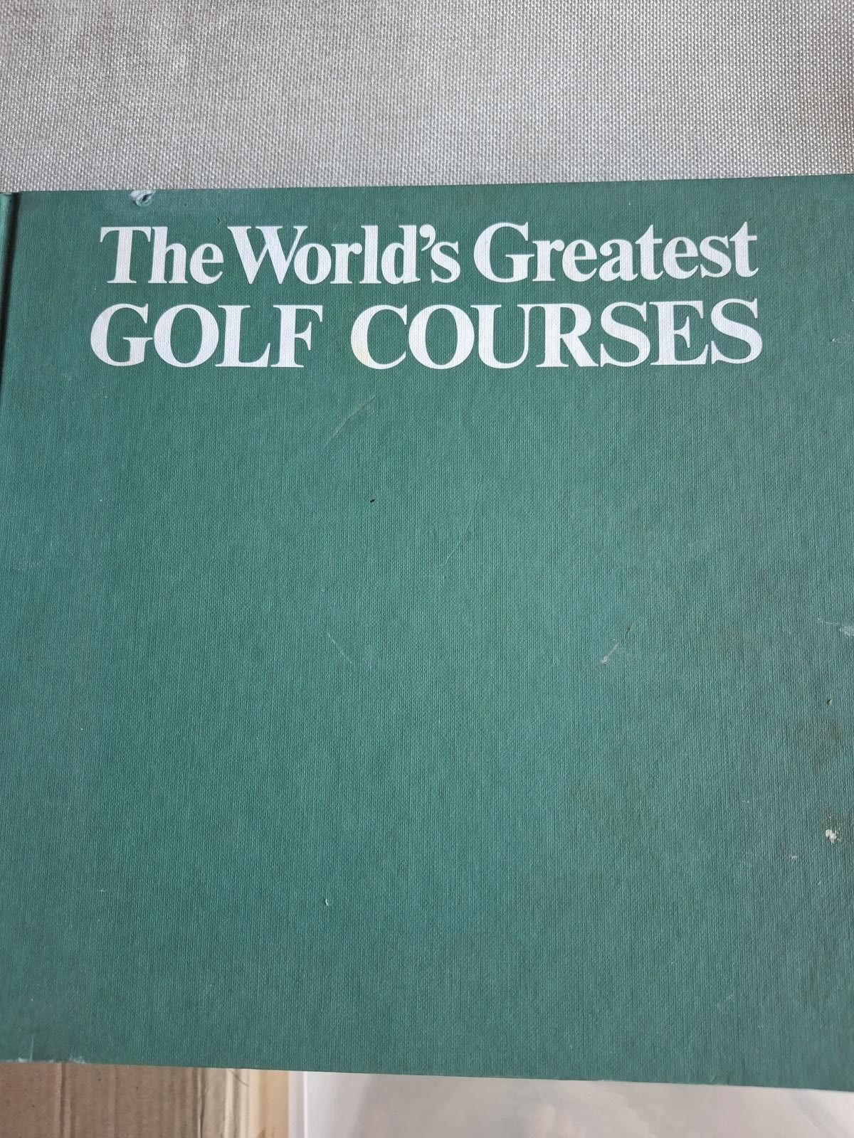 Other The World's Greatest Golf Courses Book by Bob Weeks Vintage Size ONE SIZE - 1 Thumbnail