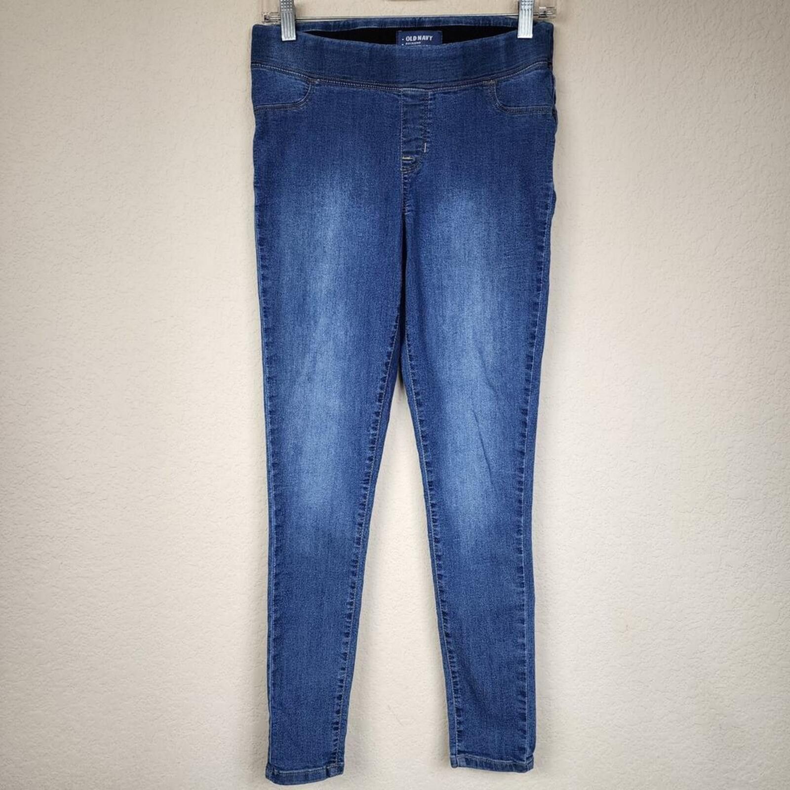 Old Navy Size 6 Stretchy Skinny Blue Jeans Pants Size 28" / US 6 / IT 42 - 1 Thumbnail
