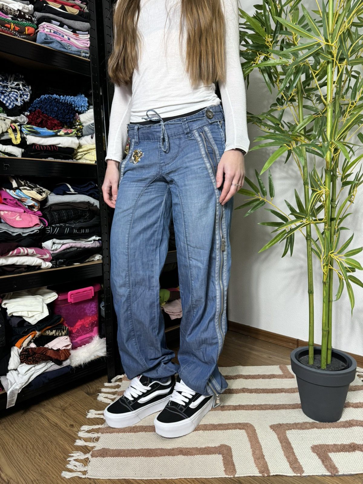 Diesel VINTAGE DIESEL DENIM ZIP JEANS Size 27" / US 4 / IT 40 - 1 Thumbnail