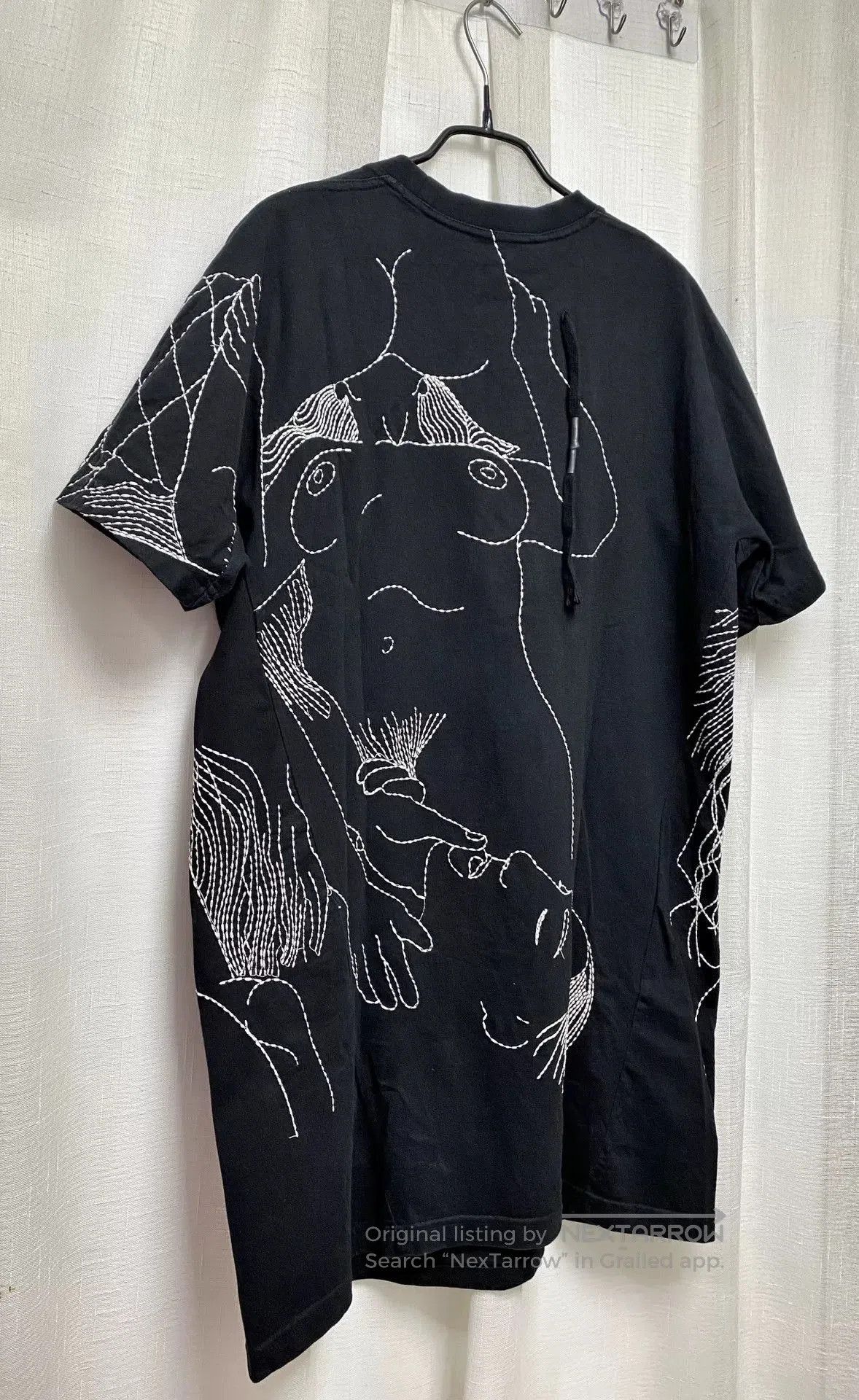 Boris Bidjan Saberi Boris Bidjan Saberi Art Embroidery Tee. Size US M / EU 48-50 / 2 - 3 Thumbnail
