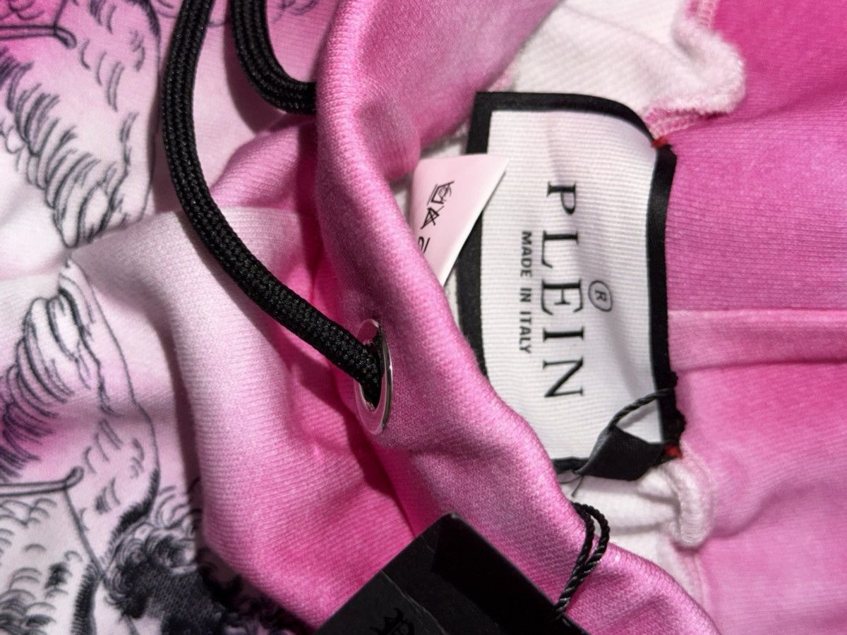 Philipp Plein Pink Graphic Rhinestone Shorts (Philipp Plein) Size 26" / US 2 / IT 38 - 3 Thumbnail