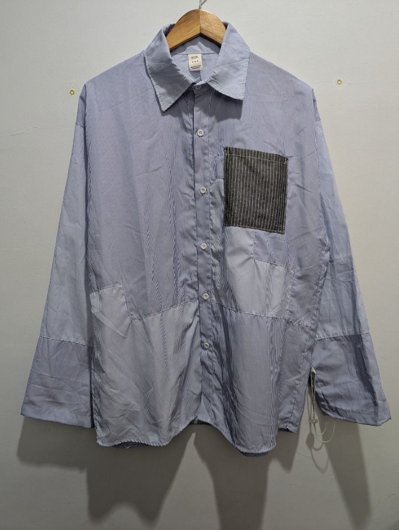 Japanese Brand Random Stripe Patchwork Comme des Garcons alt Size US L / EU 52-54 / 3 - 1 Thumbnail