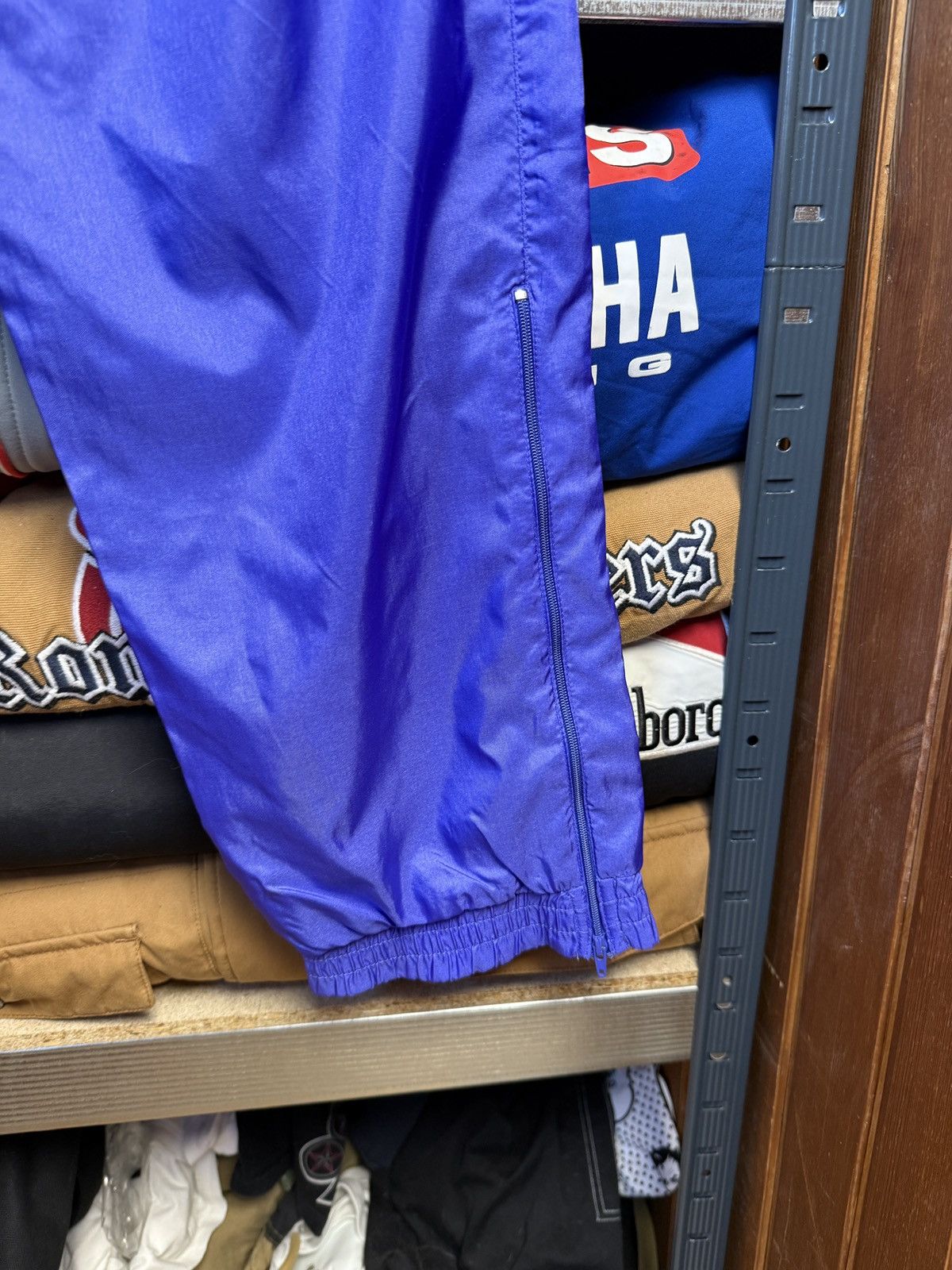 Nike Vintage 90s Nike Purple Nylon Jogger Pants M Size US 34 / EU 50 - 7 Thumbnail