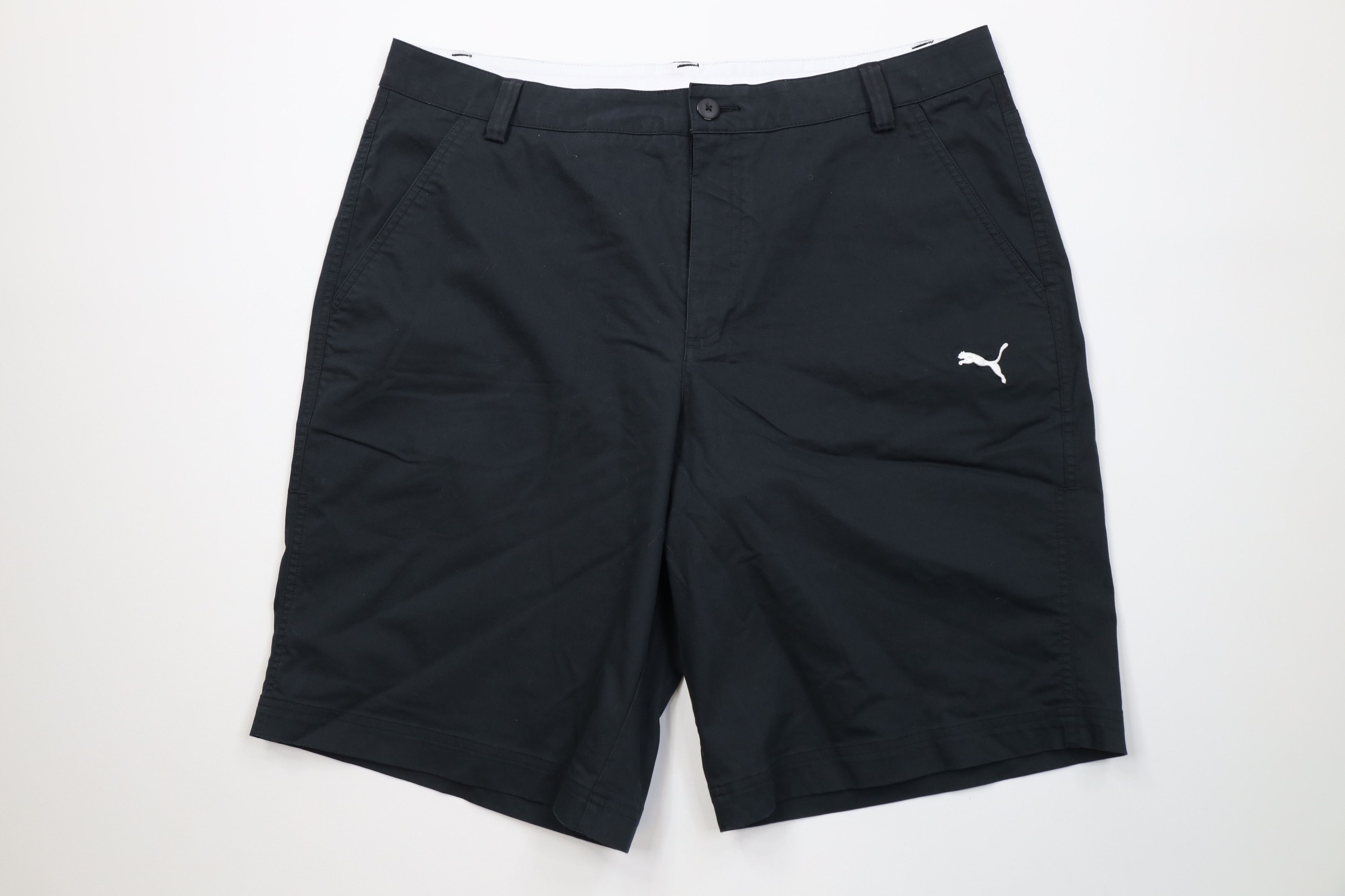 Puma Puma Golf Flat Front Golfing Golf Chino Shorts Black Cotton Size US 38 / EU 54 - 1 Thumbnail