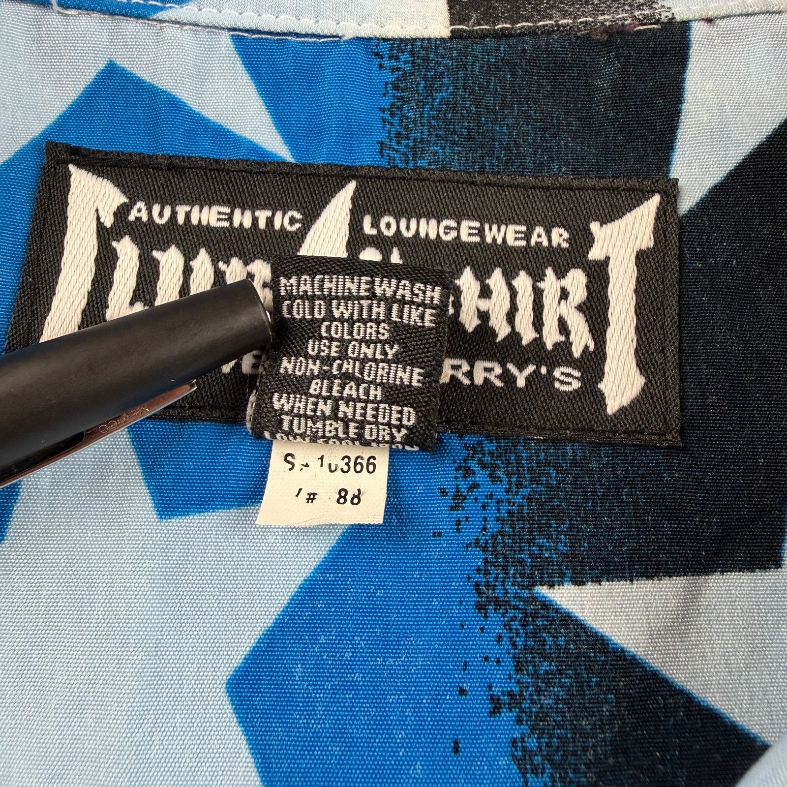 Steve And Barrys All Over Print Biker Button Up Shirt Large Club Shirt Size US L / EU 52-54 / 3 - 5 Thumbnail