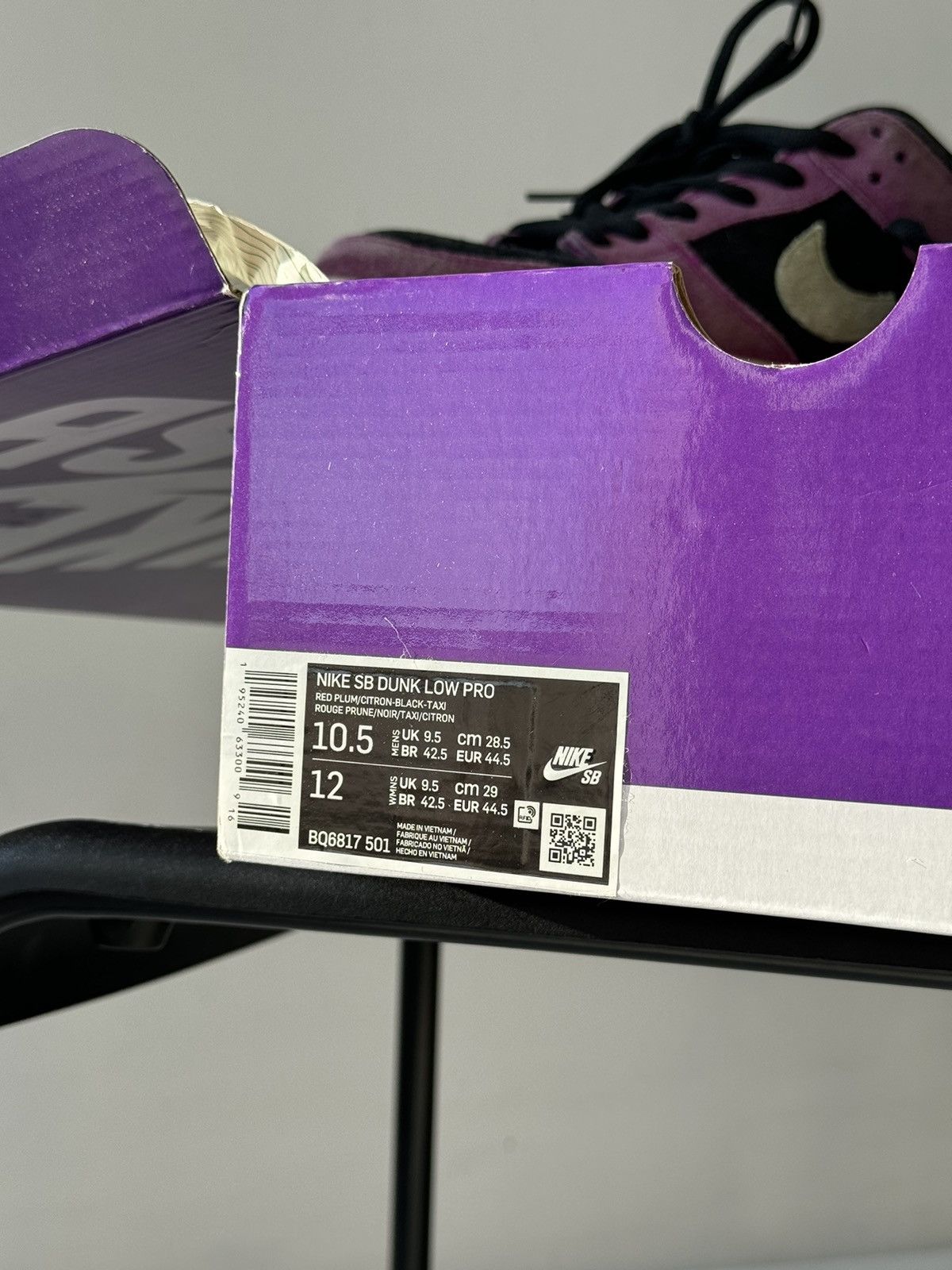 Nike × Nike ACG Nike Sb Dunk ACG Terra Purple Black Size US 10.5 / EU 43-44 - 14 Thumbnail