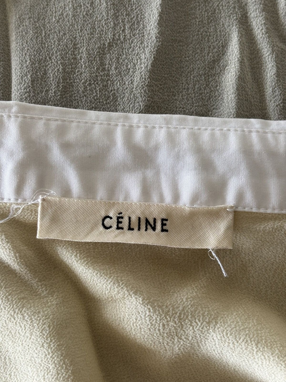 Celine Phoebe Philo era Silk Blouse Size S / US 4 / IT 40 - 8 Thumbnail