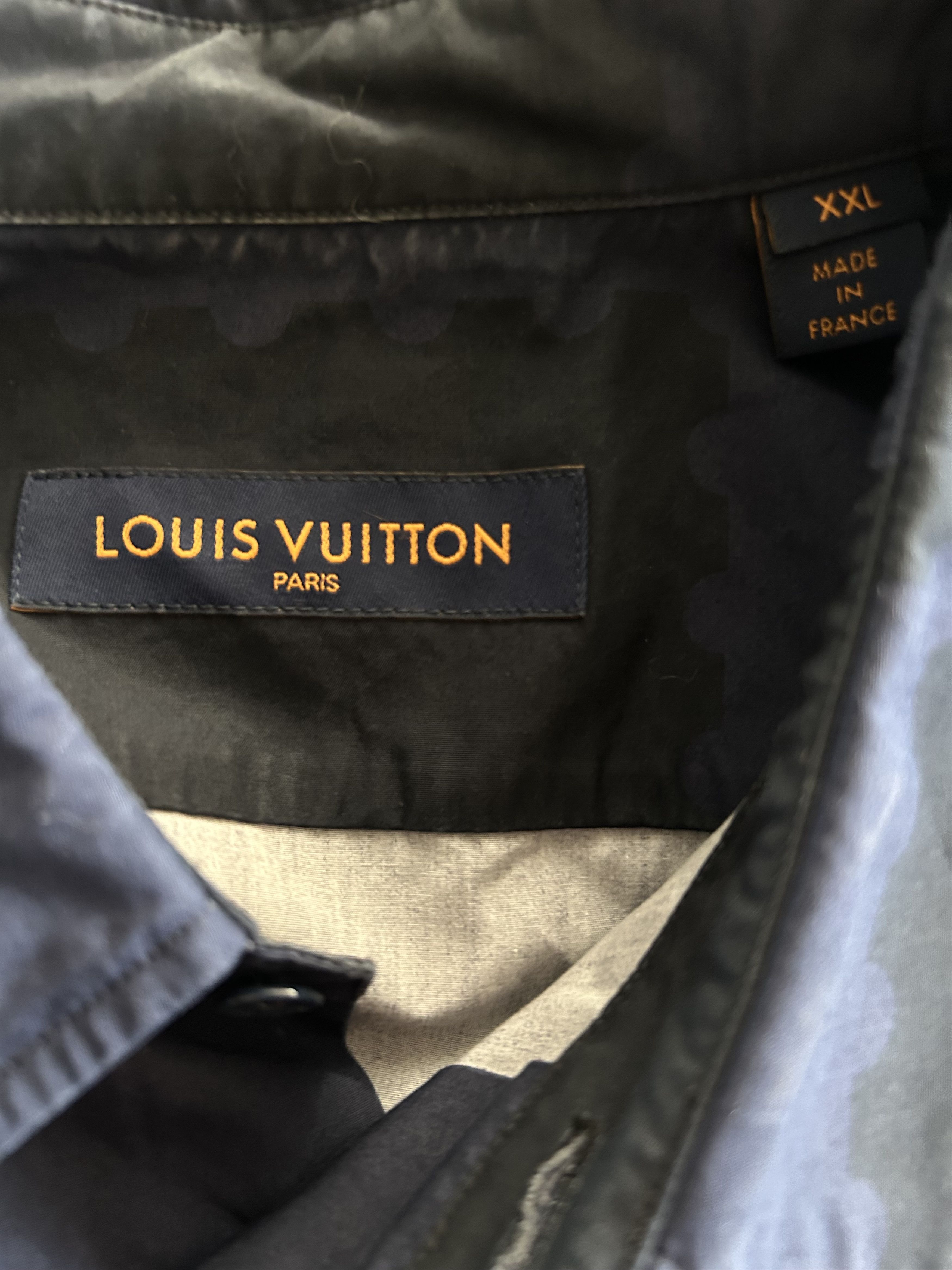 Louis Vuitton Louis Vuitton Nigo Blue Checkered Button Up Shirt Size US XXL / EU 58 / 5 - 3 Thumbnail