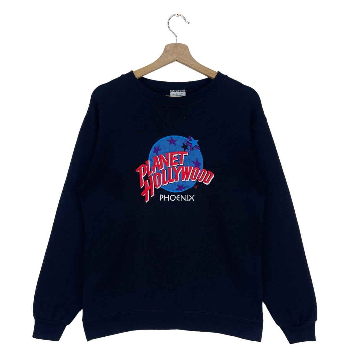 Planet Hollywood × Vintage 90’s Planet Hollywood Phoenix Sweatshirts Size US M / EU 48-50 / 2 - 2 Thumbnail