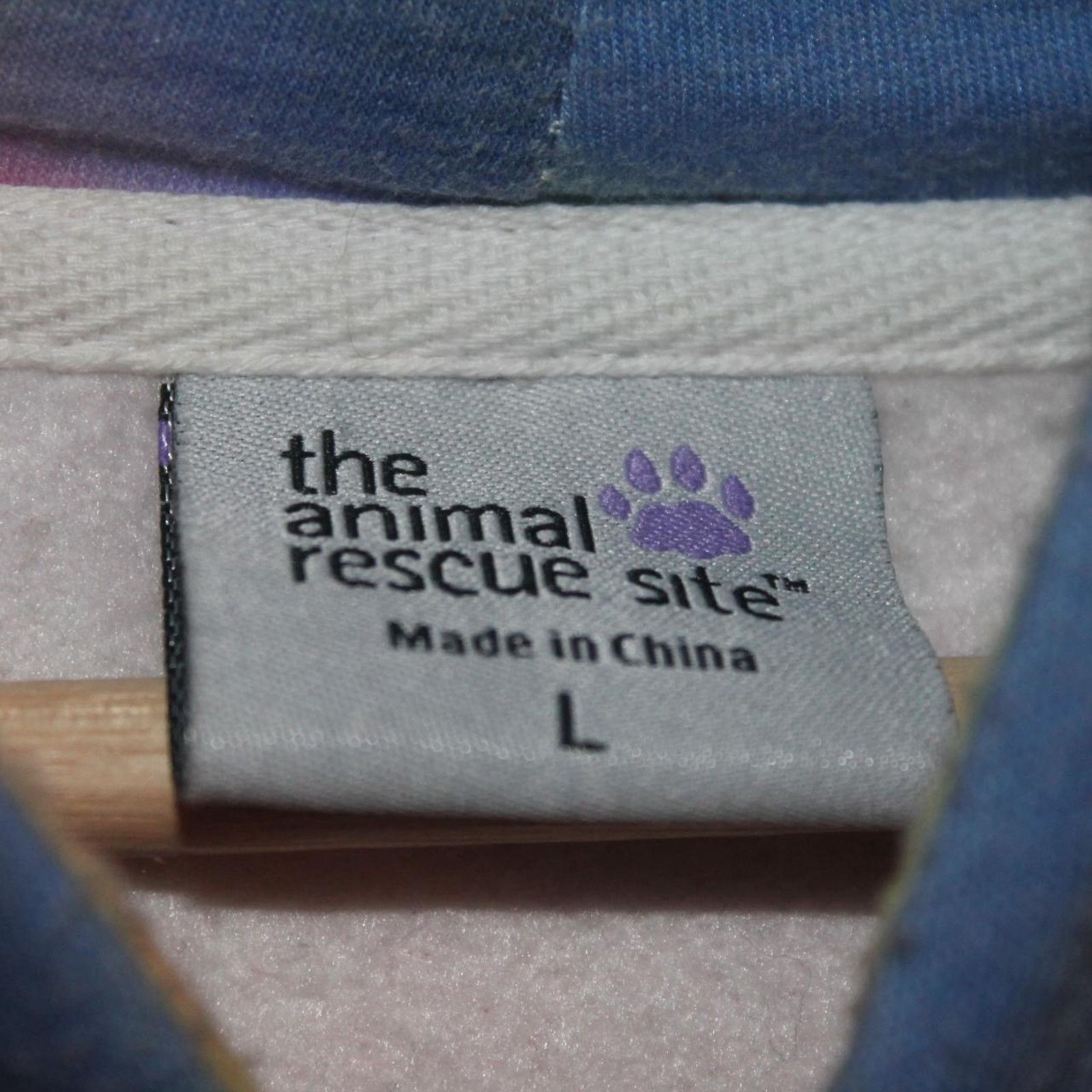 Other The Animal Rescue site tie-dye paw print hoodie - size L Size US L / EU 52-54 / 3 - 2 Thumbnail
