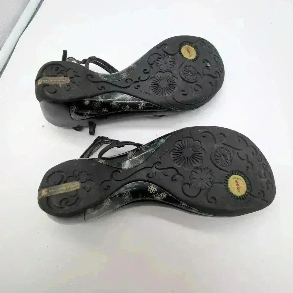 Designer Jambu Sport Wedge Design Sandals braided with ankle strap Size US 10 / IT 40 - 7 Thumbnail