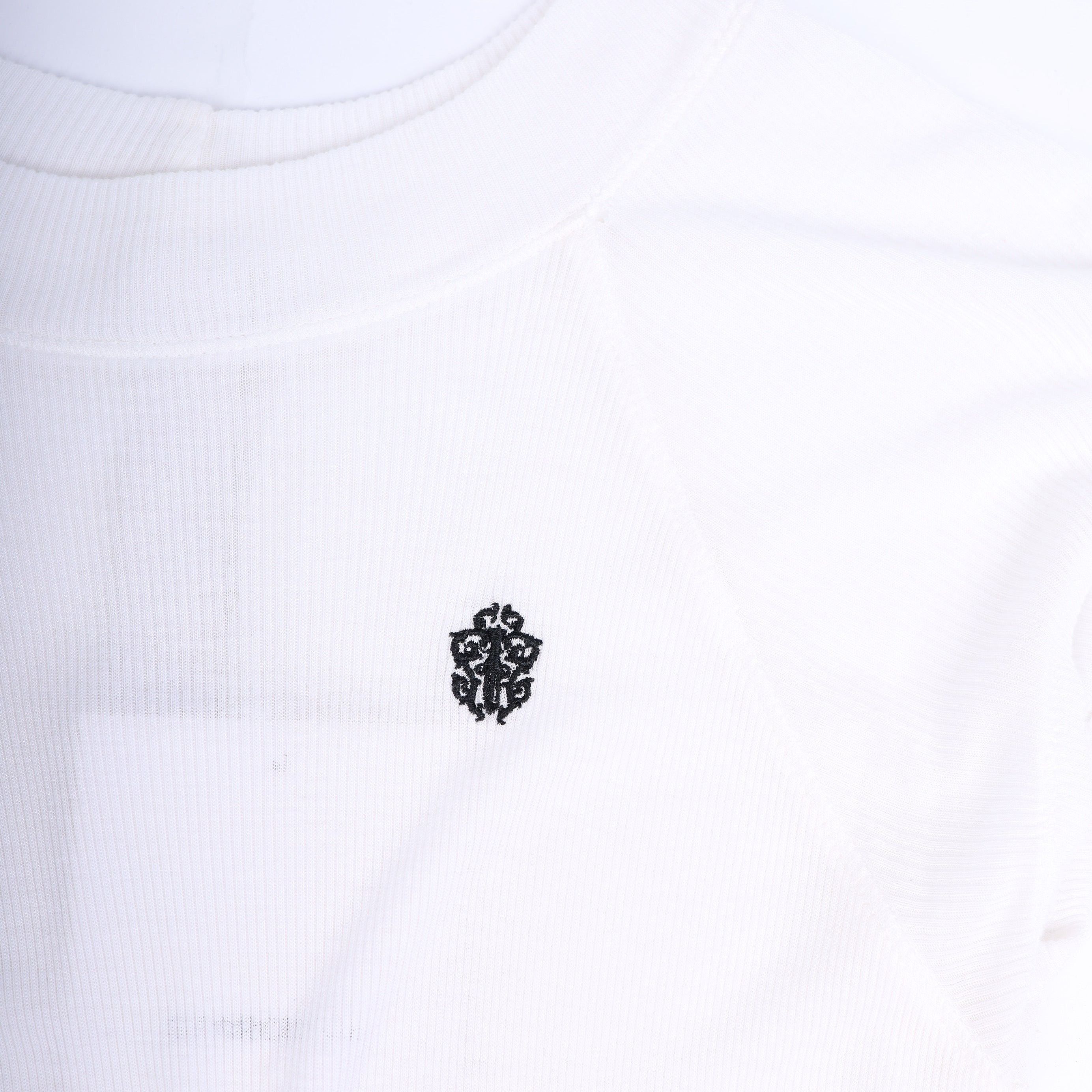Chrome Hearts Chrome Hearts Womans White SCRIPT Mock Neck Size S / US 4 / IT 40 - 4 Thumbnail