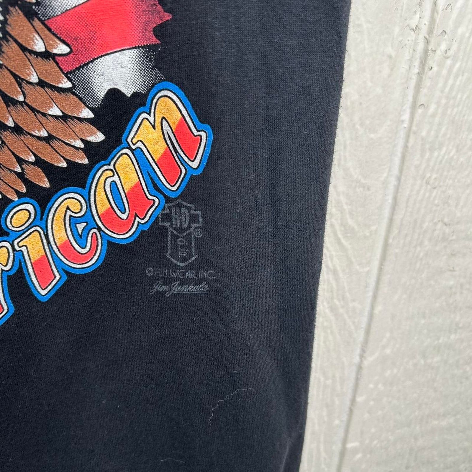 Harley Davidson Vintage 90’s Harley Davidson Biker Eagle Graphic Tee Medium Size US M / EU 48-50 / 2 - 4 Thumbnail