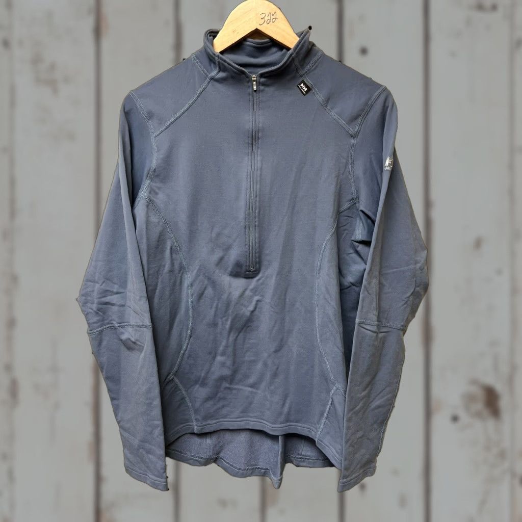 Helly Hansen Helly Hansen Shirt Mens Base Layer 1/4 Zip Pullover Size Medium Blue Stretch Athletic Hiking Size US M / EU 48-50 / 2 - 1 Thumbnail