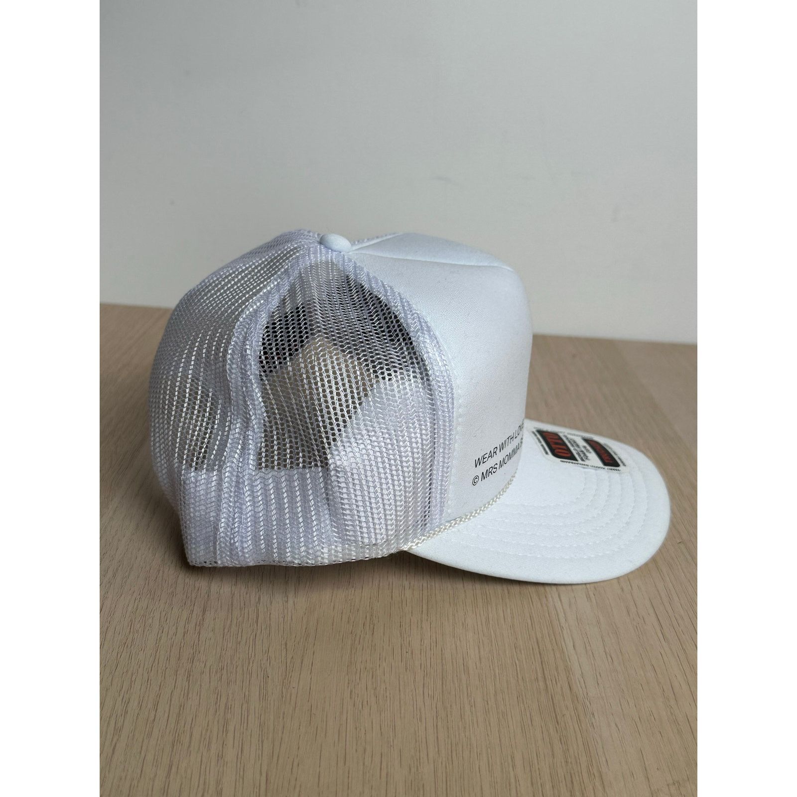 Other White Mrs Momma Beat Trucker Hat - New - OS Size ONE SIZE - 3 Thumbnail