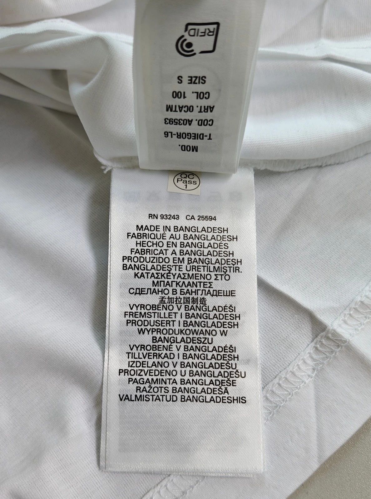 DIESEL White T-shirt T-Diegor-L6 T 4166