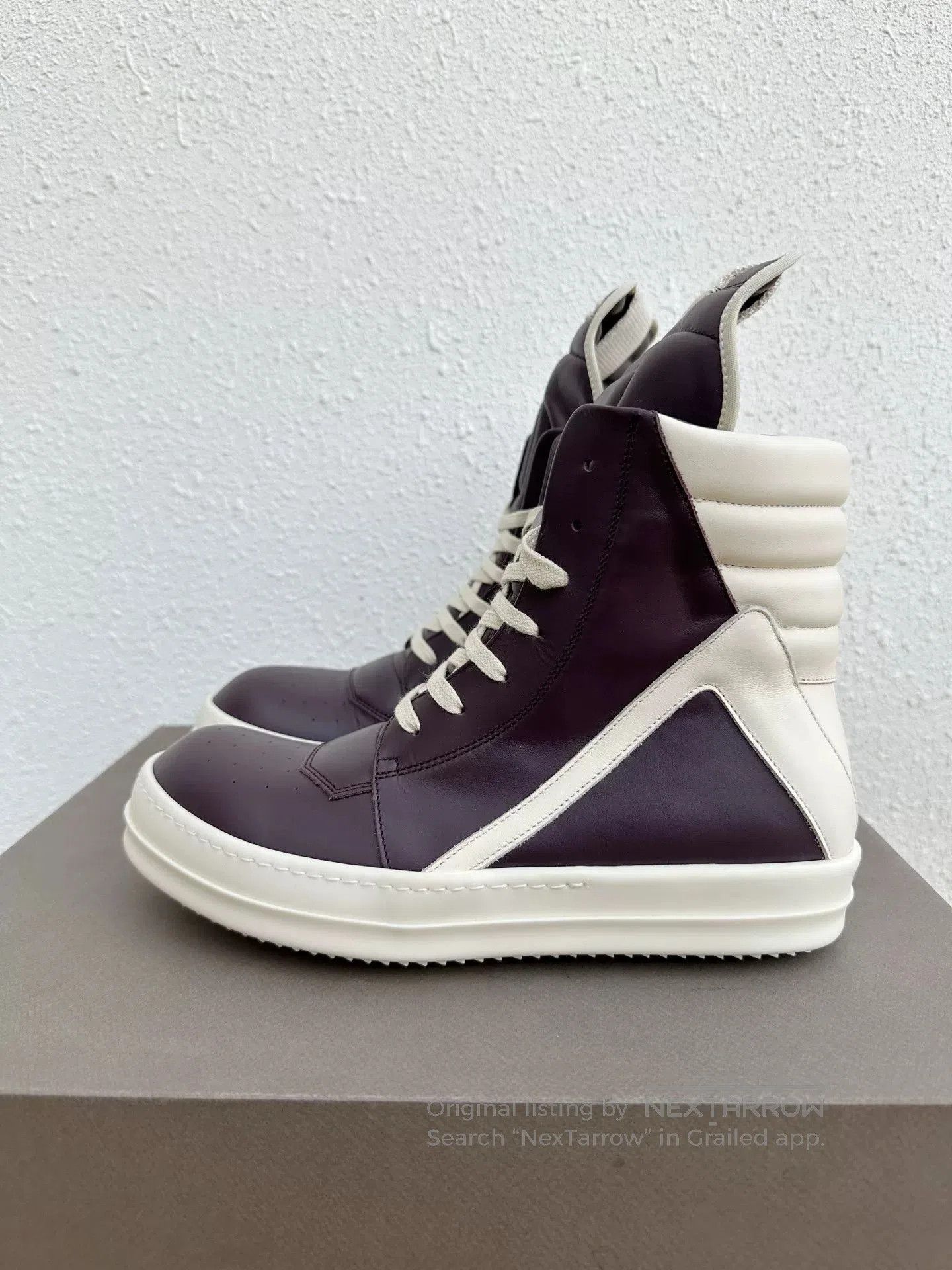 Rick Owens Rick Owens Inverted Triangle Purple White. Size US 6 / EU 39 - 4 Thumbnail