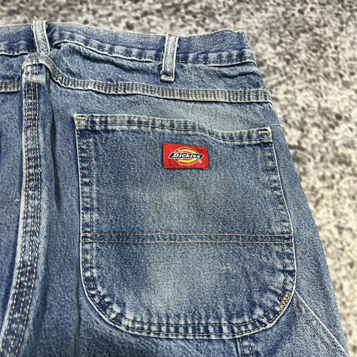 Dickies Vintage Faded Dickies Carpenter Jeans Workwear Skater Denim Size US 34 / EU 50 - 5 Thumbnail