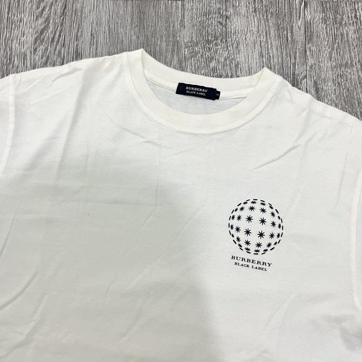 Burberry Burbery Black Label White Tee Size US M / EU 48-50 / 2 - 2 Thumbnail