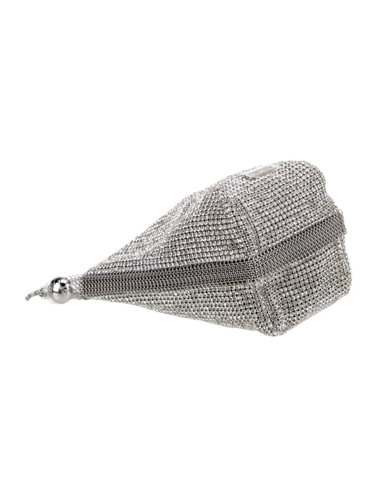 Cult Gaia os11x0326 Size: OS / Rhinestone Bucket Bag in Silver Size ONE SIZE - 5 Thumbnail