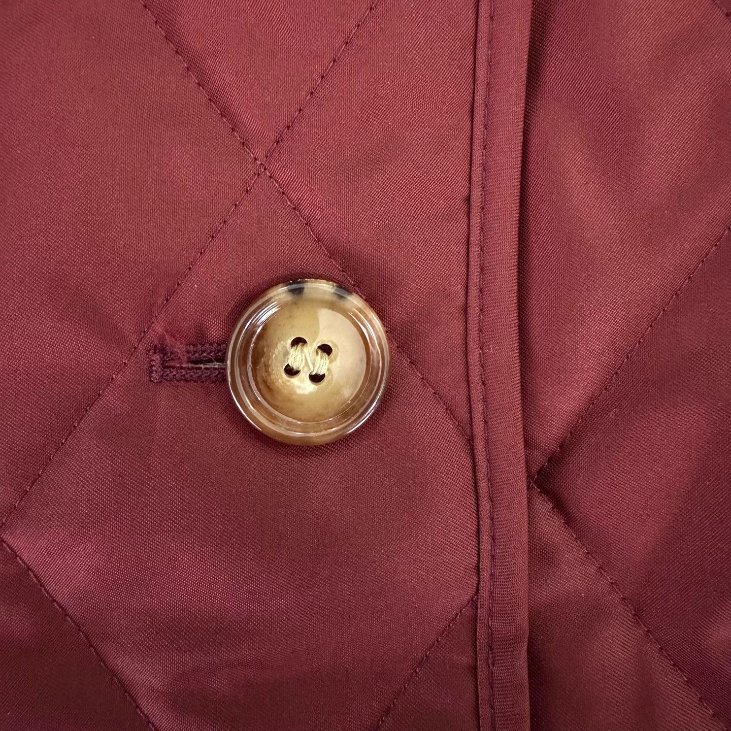 Burberry Burberry Burgundy Tartan Lined Padded Jacket XS Size XS / US 0-2 / IT 36-38 - 7 Thumbnail