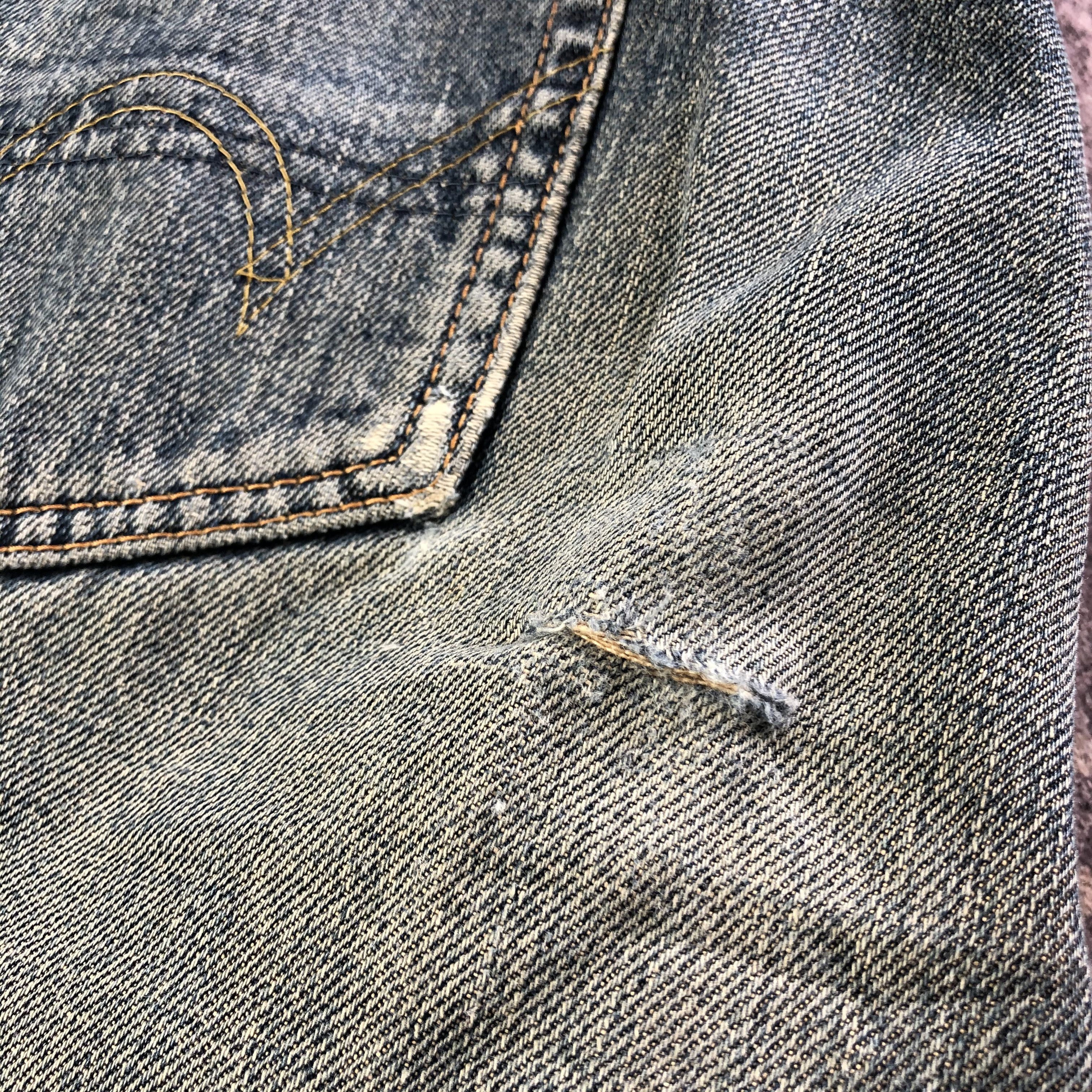 Edwin Vintage Blue Wash Edwin 505 Selvedge Jeans-JM3650 Size US 28 / EU 44 - 11 Thumbnail