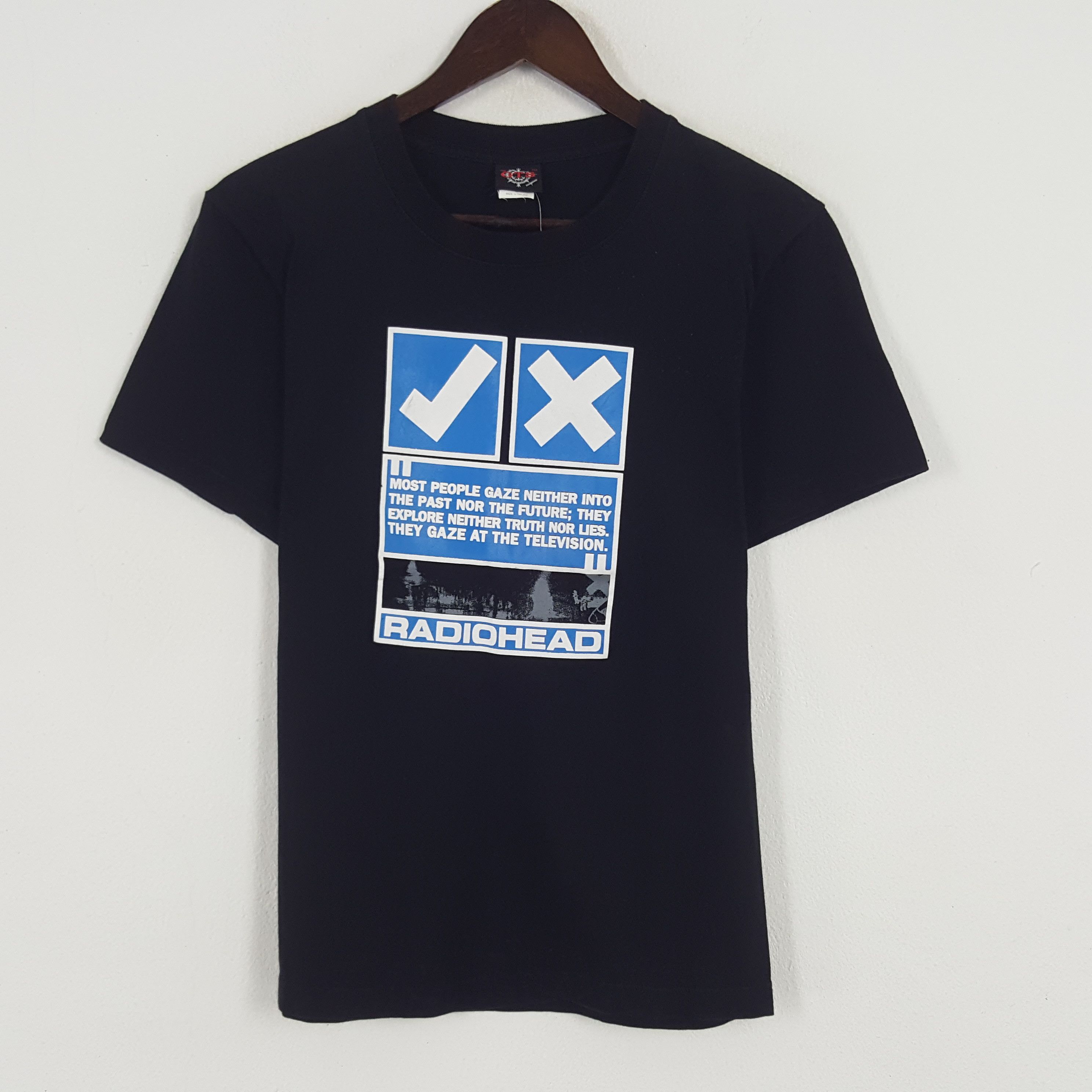 Band Tees × Vintage Vintage Radiohead American Rock Tshirt Size US S / EU 44-46 / 1 - 1 Thumbnail