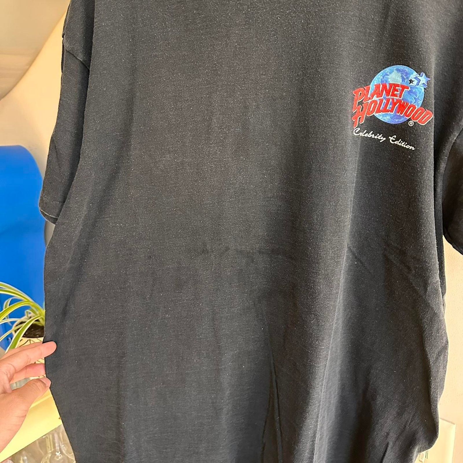 Planet Hollywood × Vintage Vintage Planet Hollywood Sylvester Stallone T- Shirt Size US XL / EU 56 / 4 - 6 Thumbnail