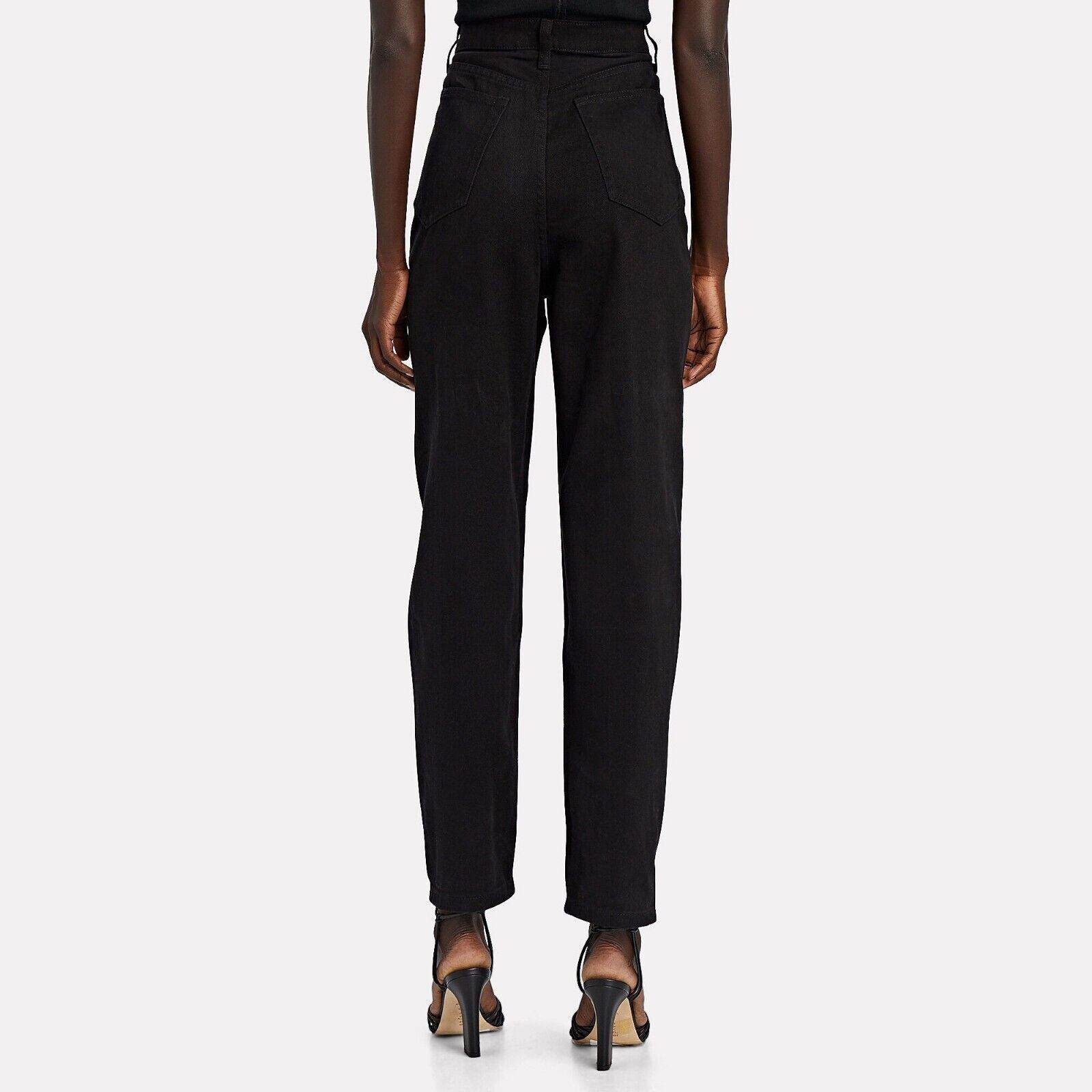 The Unbranded Brand WeWoreWhat Women Black Modern Boyfriend Jeans Size 29 Size 29" - 2 Thumbnail