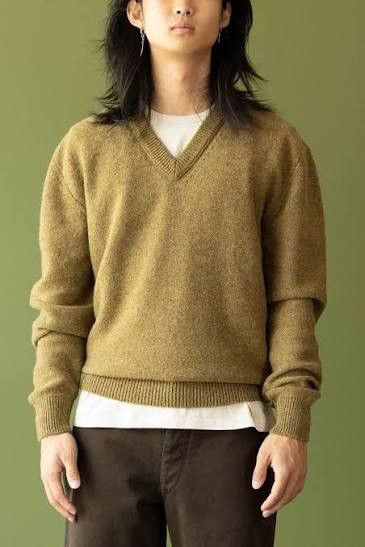 Lemaire Lemaire Knit Wool V Neck Pullover Sweater Medium Size US M / EU 48-50 / 2 - 4 Thumbnail