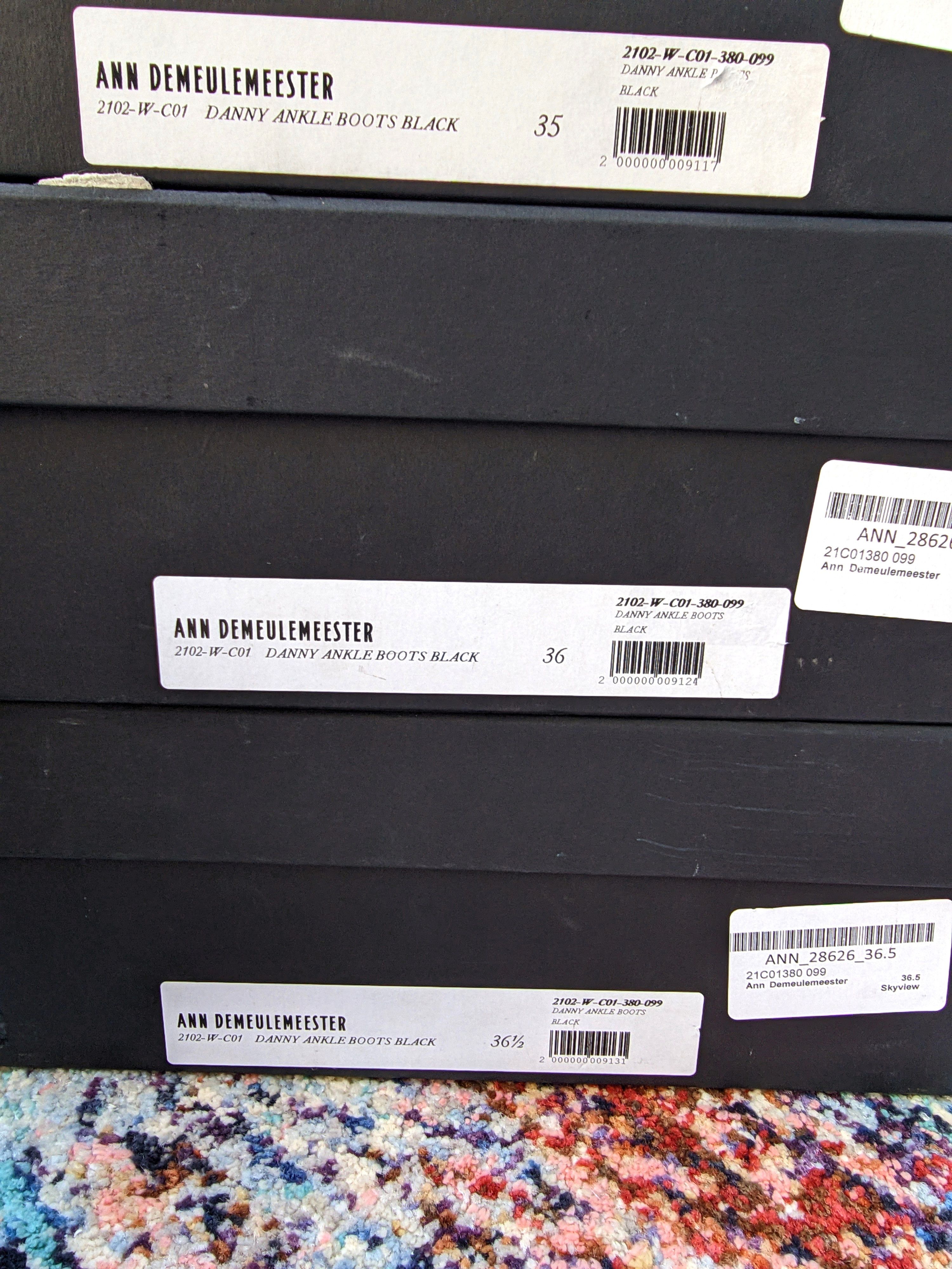 Ann Demeulemeester Ann Demeulemeester leather boots Size US 5 / IT 35 - 8 Thumbnail