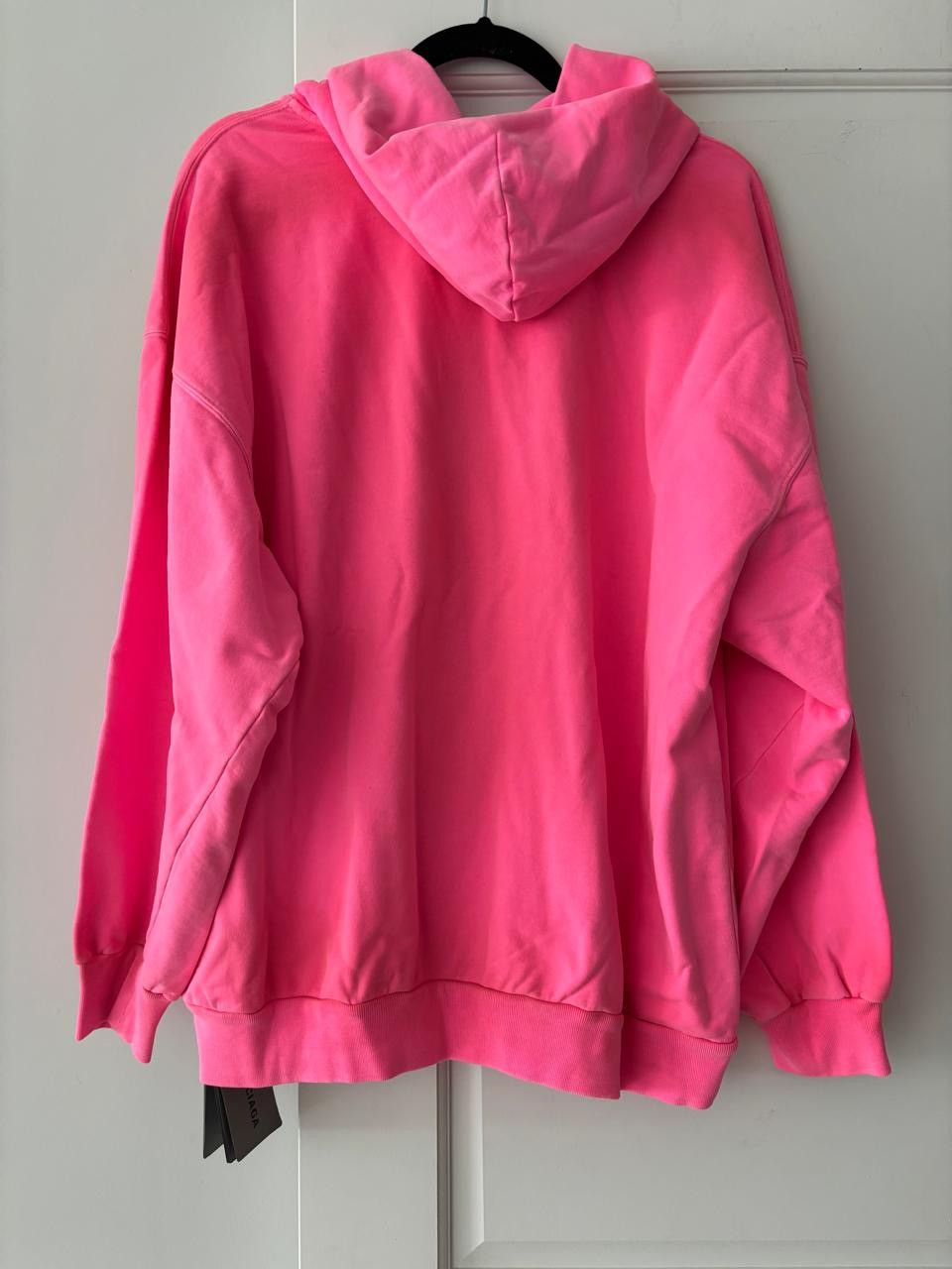 Balenciaga Distressed Fadded Paris Zip Up Hoodie in Pink Size US XS / EU 42 / 0 - 2 Thumbnail