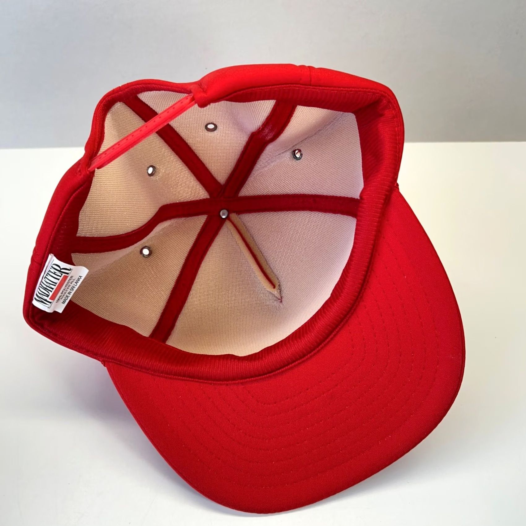 Vintage VINTAGE Madhatter Trucker Hat Red Foam Cars 80s 90s USA Adjustable Men One Size Size ONE SIZE - 6 Thumbnail
