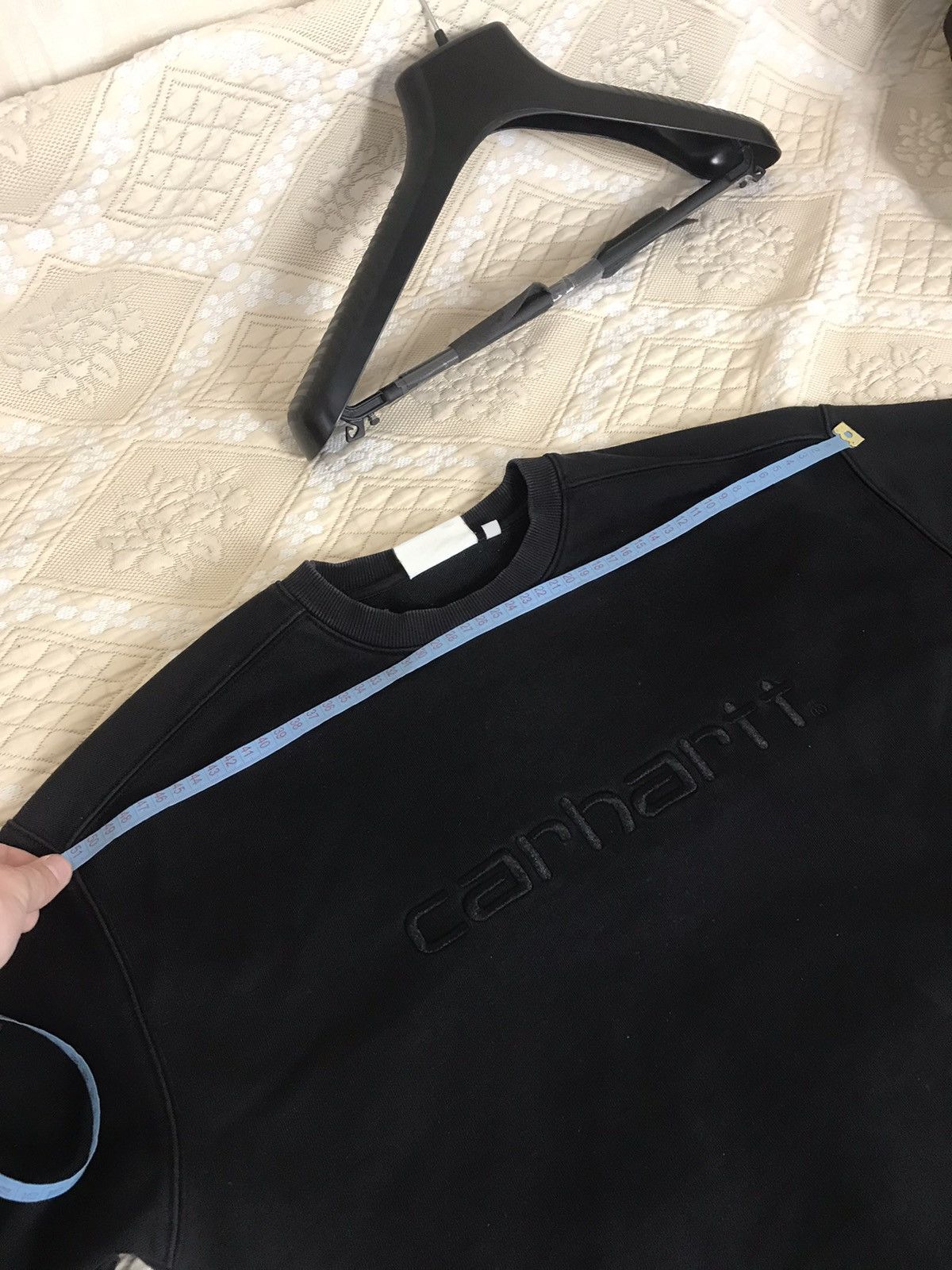 Carhartt × Carhartt Wip 🥷 Vintage Carhartt Big Logo Y2K Sweatshirt Distressed 🔥 Size US S / EU 44-46 / 1 - 13 Thumbnail