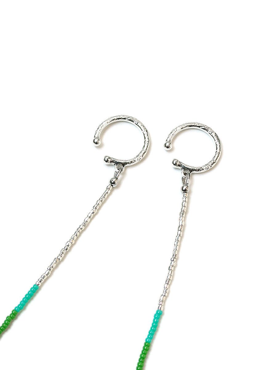 Kapital Kapital Pueblo beads chain ear cuff Size ONE SIZE - 2 Thumbnail