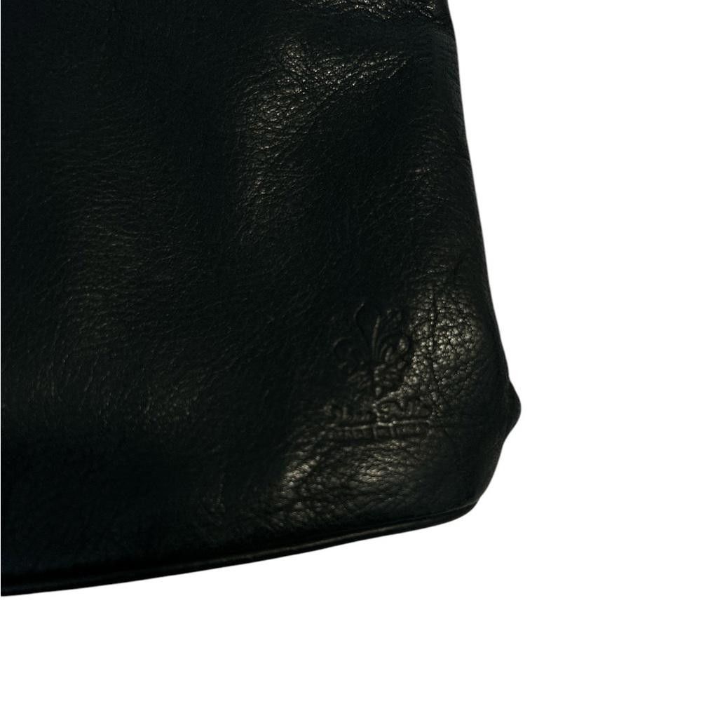 Designer Vintage Geniune Black Leather Crossbody Bag Size ONE SIZE - 3 Thumbnail