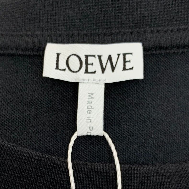Loewe LOEWE Anagram series black logo embroidered cotton round n Size US S / EU 44-46 / 1 - 5 Thumbnail