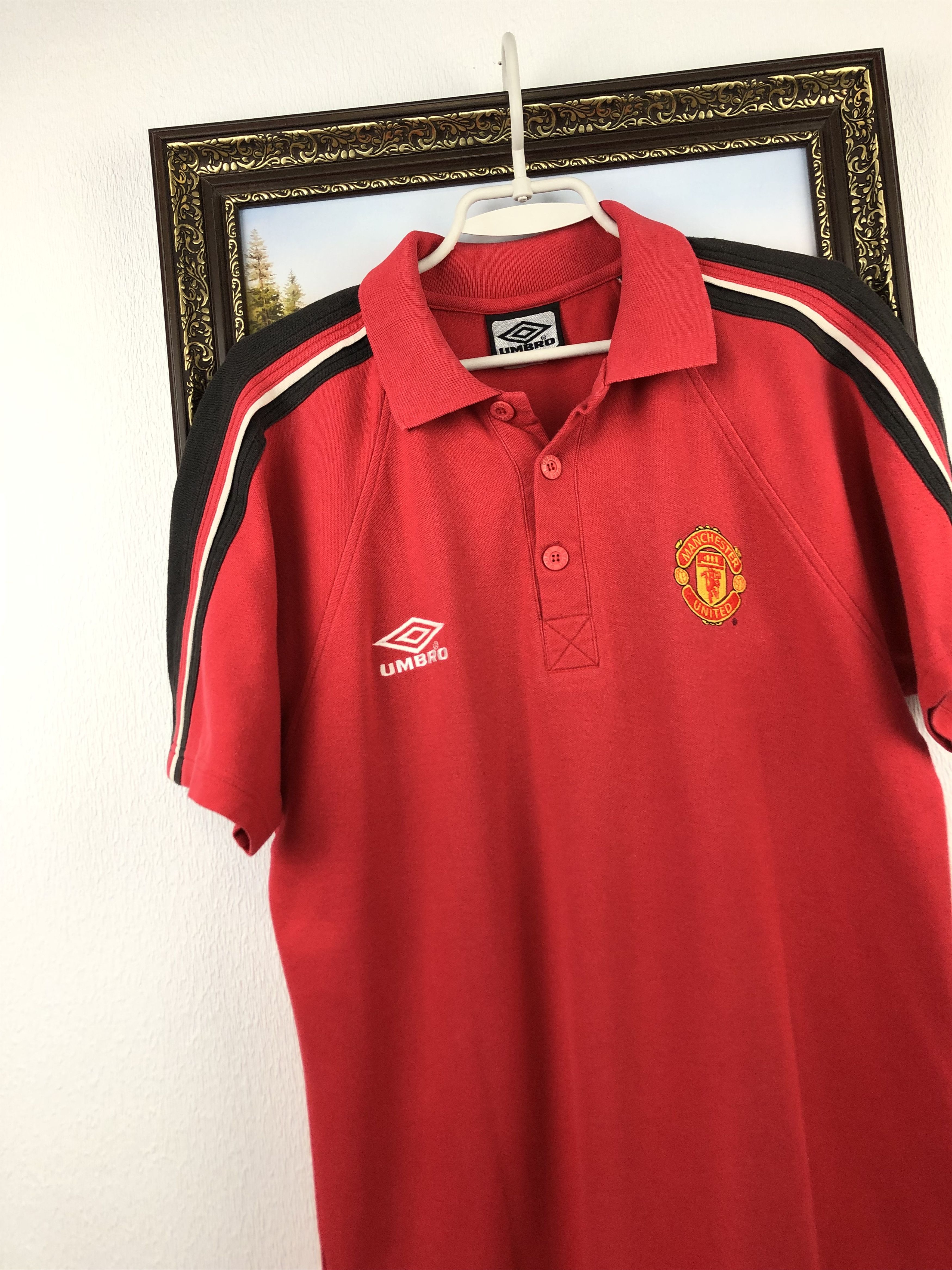 Umbro Vintage Manchester United Football Shirt Jersey Soccer Rare Size US M / EU 48-50 / 2 - 3 Thumbnail