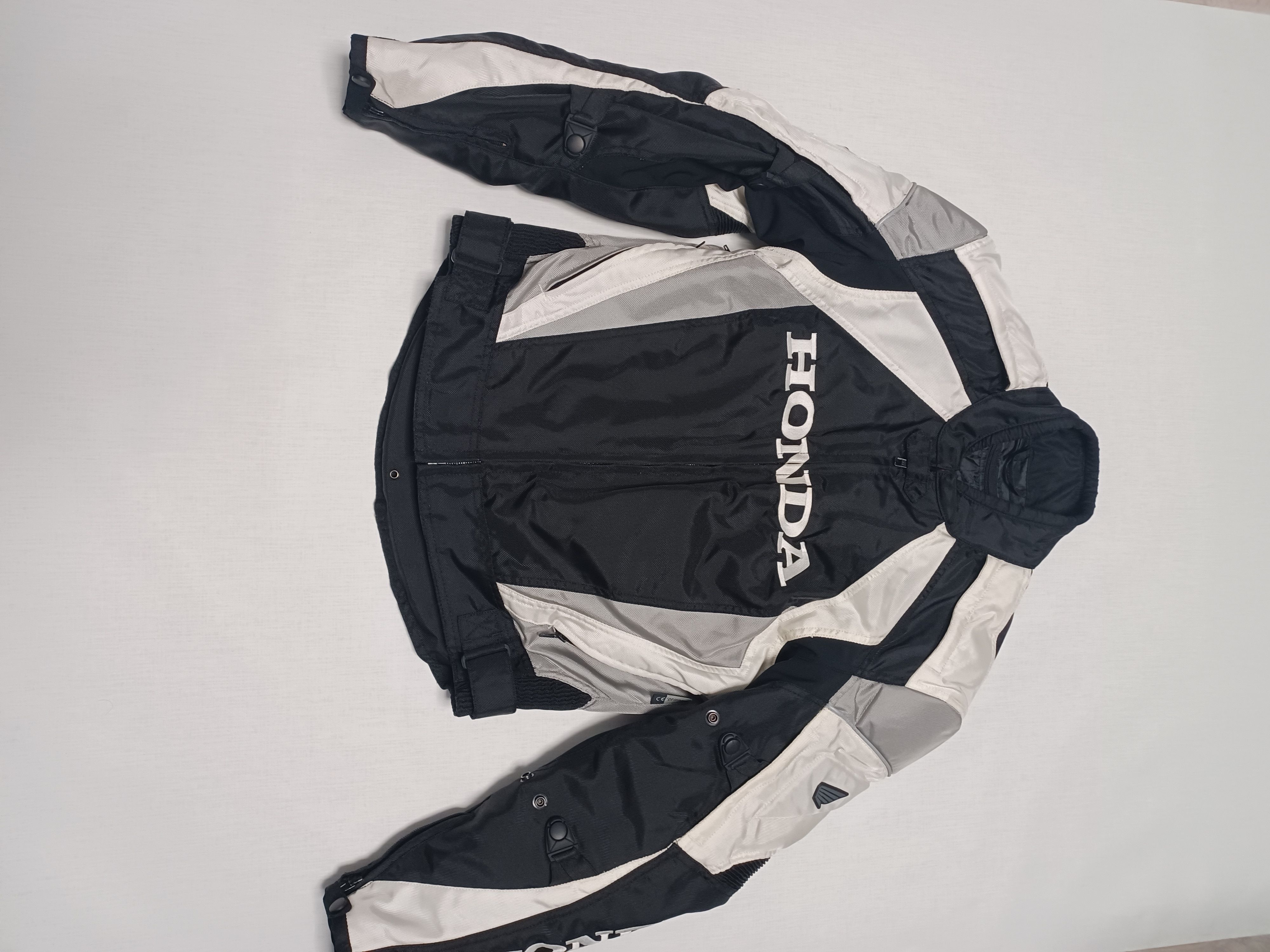 image of Honda Biglogo Motojacket With Defend in Grey, Men's (Size Large)