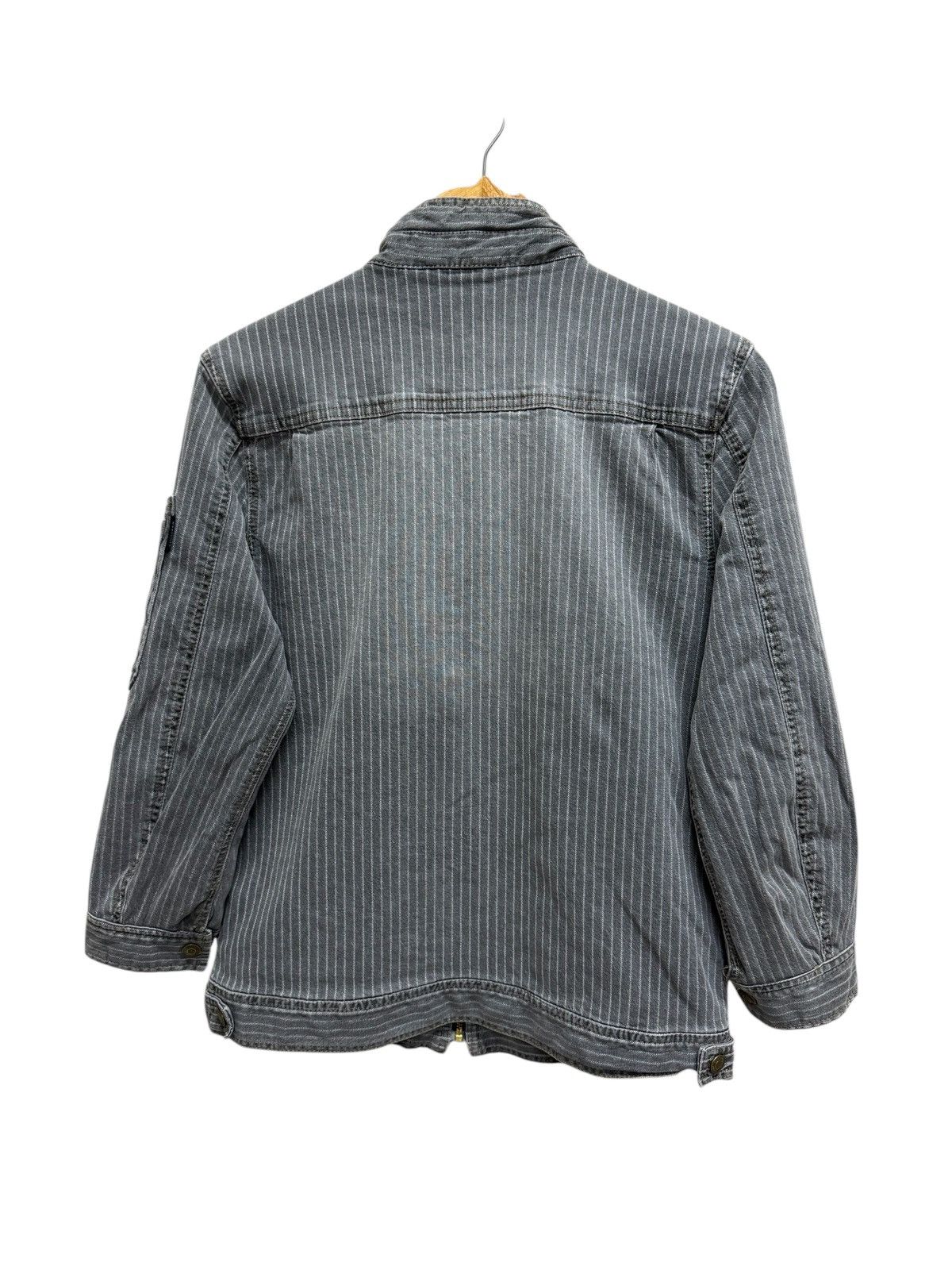 Japanese Brand Dogman Workwear Hickory Stripe Denim Jacket Size US S / EU 44-46 / 1 - 2 Thumbnail