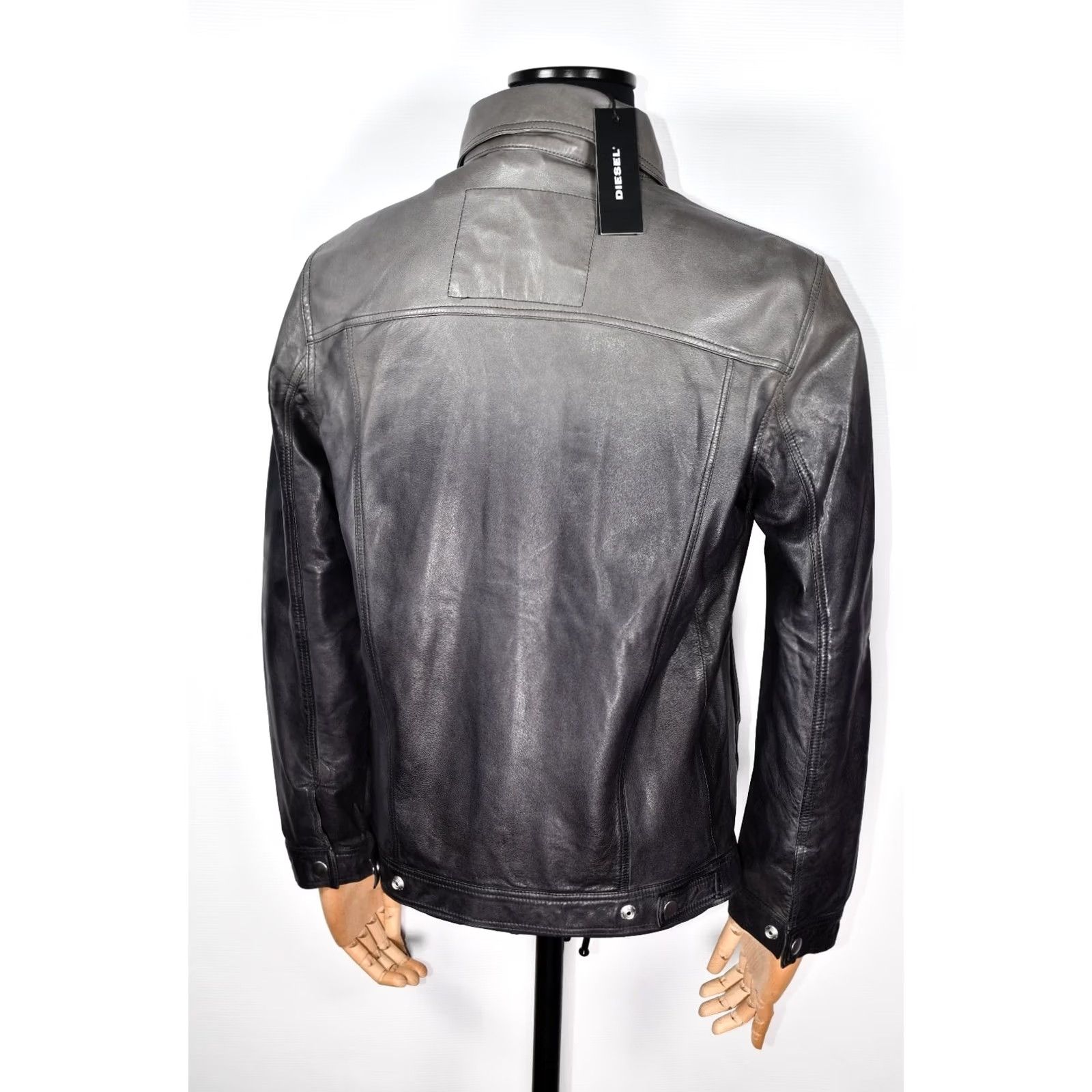 Diesel Diesel L-Nhill Sheepskin Jacket Mens M Leather Multicolor Biker Warm Winter Fall Spring 100% Leather New Casual Coat Shirt/Coat Size US M / EU 48-50 / 2 - 4 Thumbnail