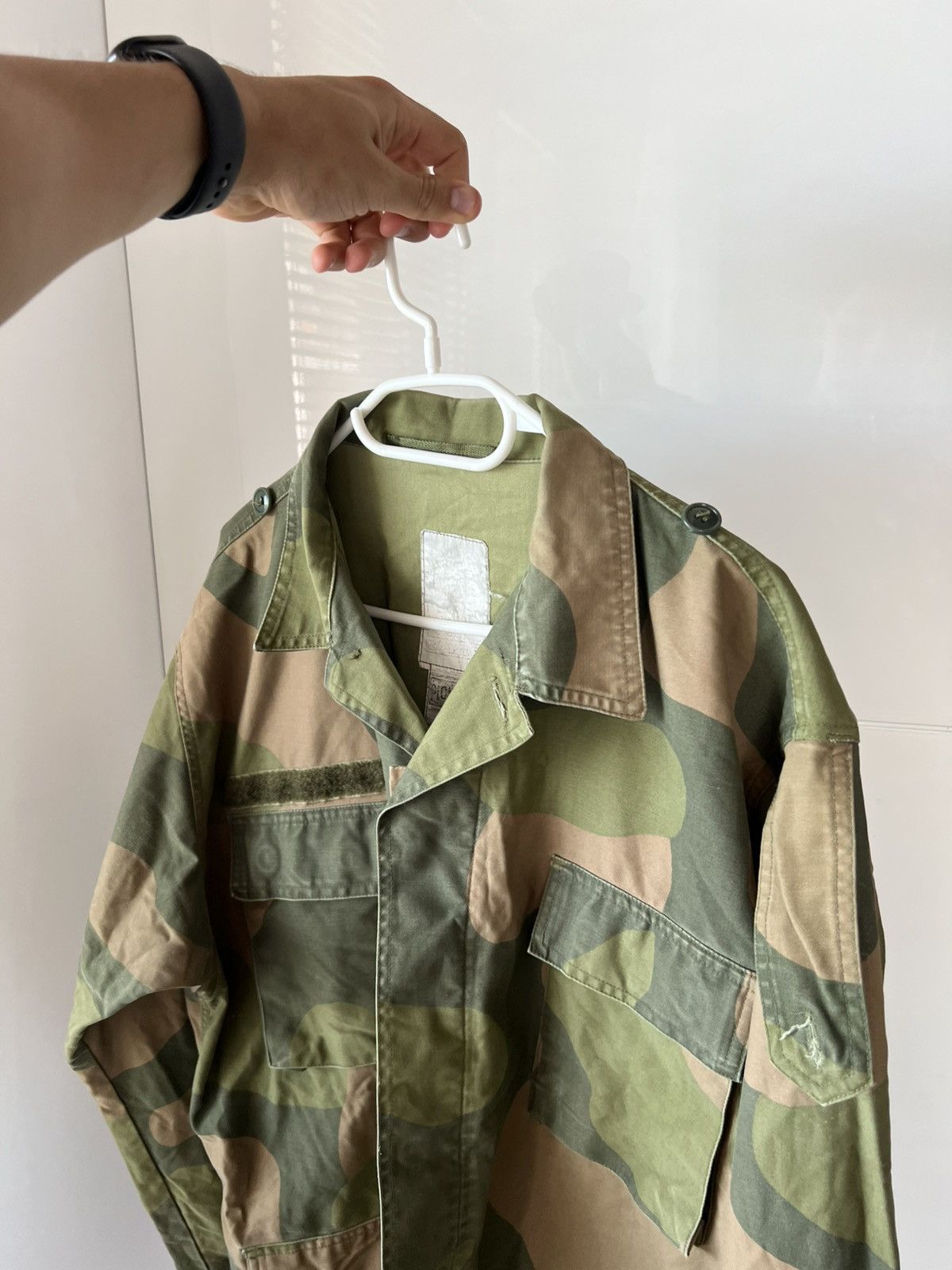 Vintage VINTAGE ‼️ Norwegian Camo NATO Army Tactical Jacket Size US M / EU 48-50 / 2 - 9 Thumbnail