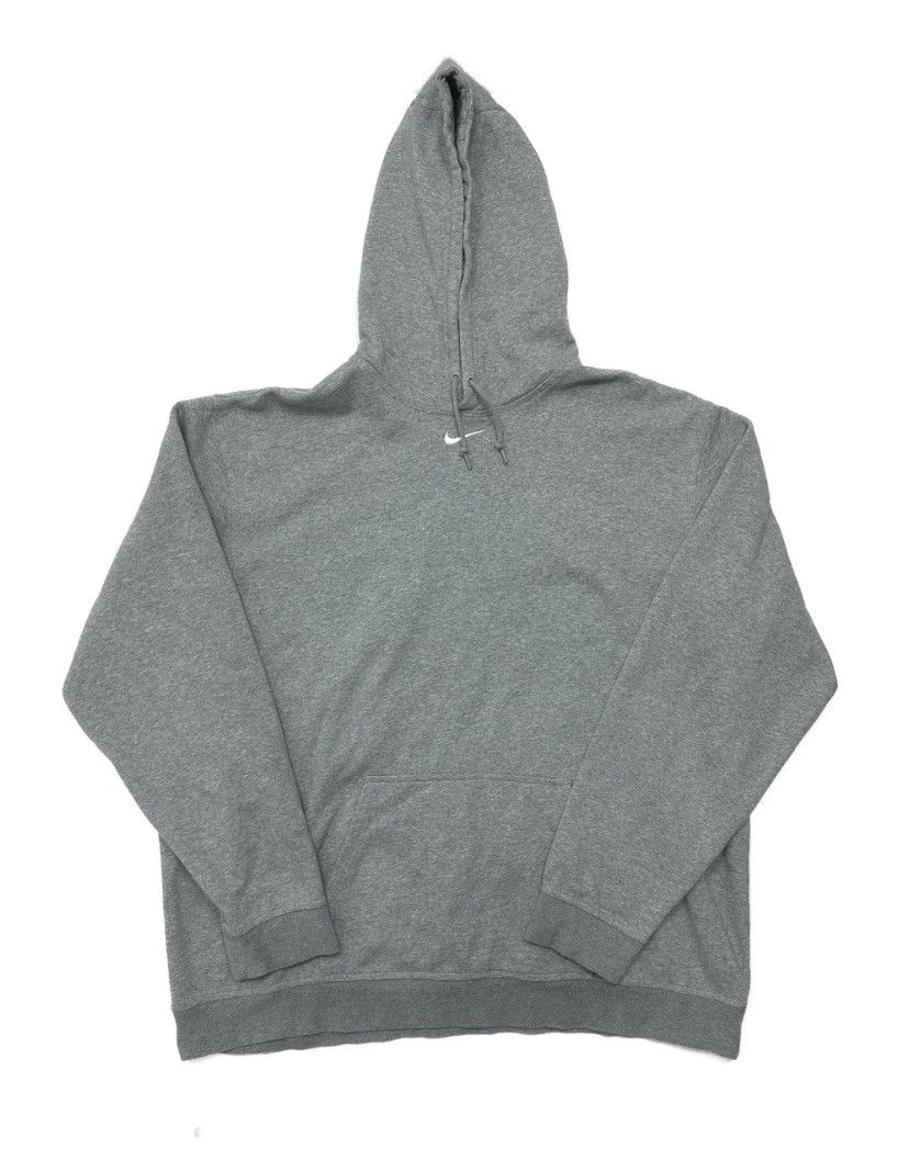 image of 00S Nike Grey Center Check Sweatshirt, Men's (Size 2XL)